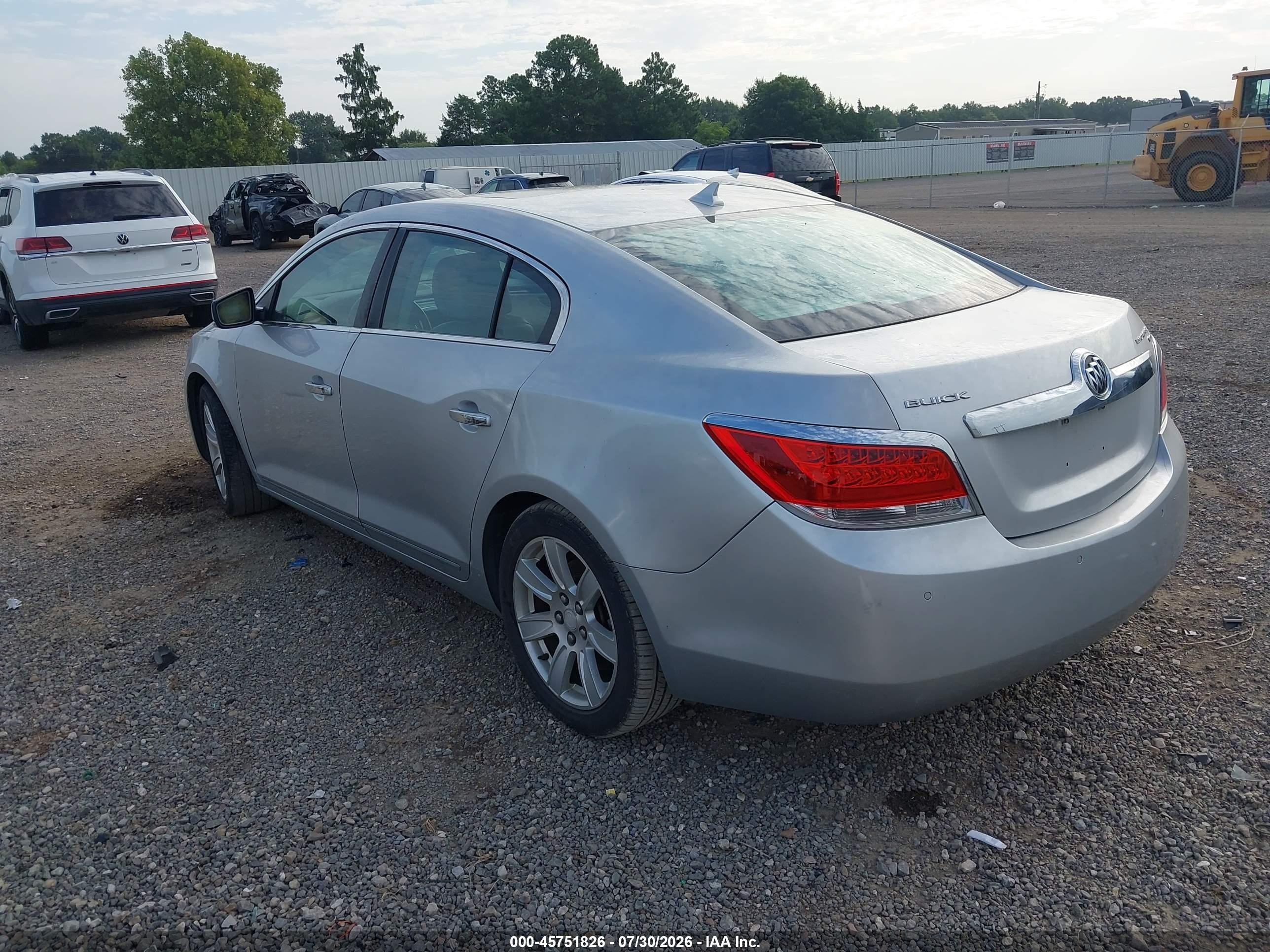 2011 Buick Lacrosse VIN 1G4GC5ED1BF229393 IAAI salvage auction — Water/Flood, Salvage (Louisiana), sold $225 on 2026-09-09 (photo 3)