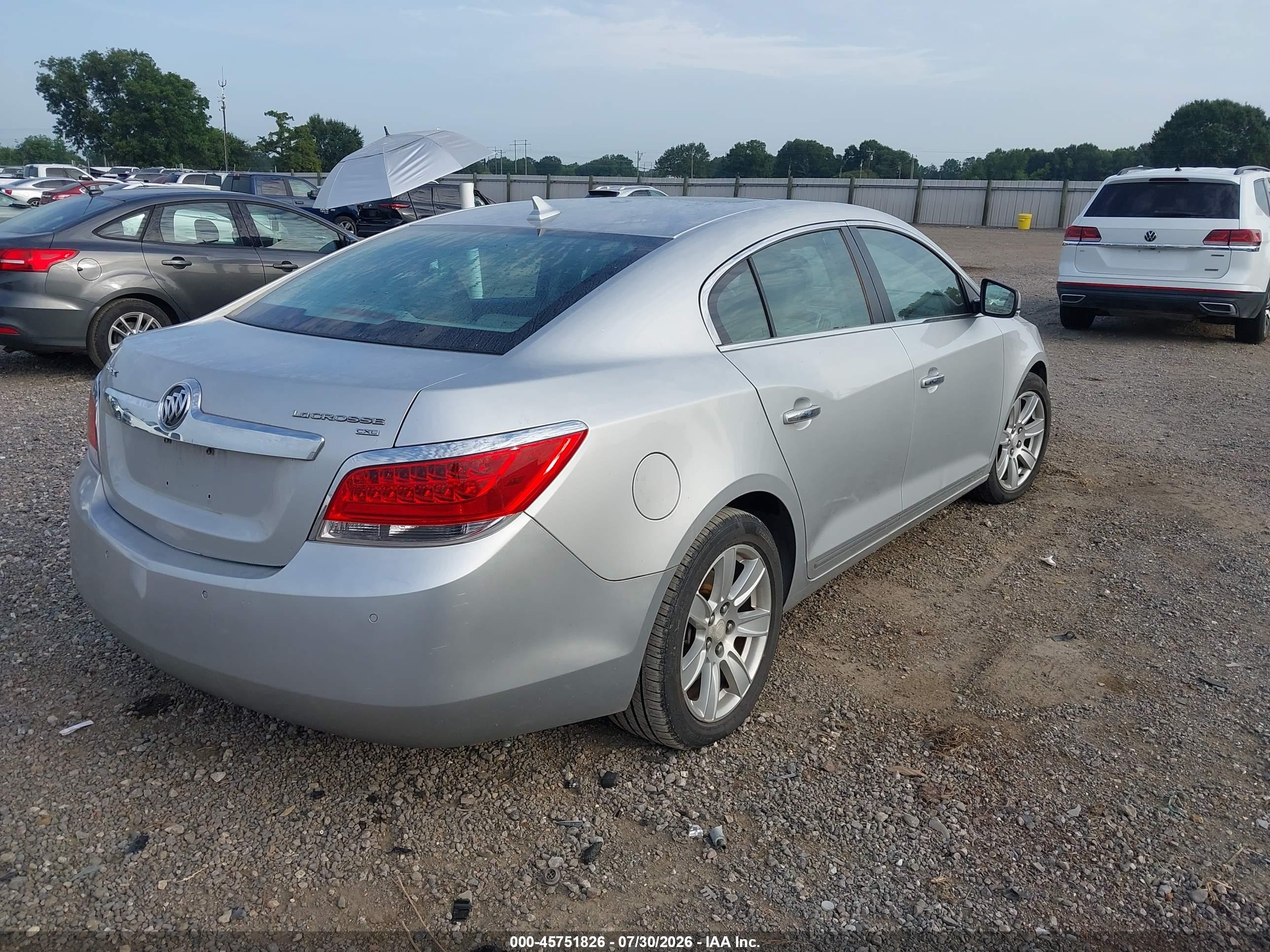 2011 Buick Lacrosse VIN 1G4GC5ED1BF229393 IAAI salvage auction — Water/Flood, Salvage (Louisiana), sold $225 on 2026-09-09 (photo 4)