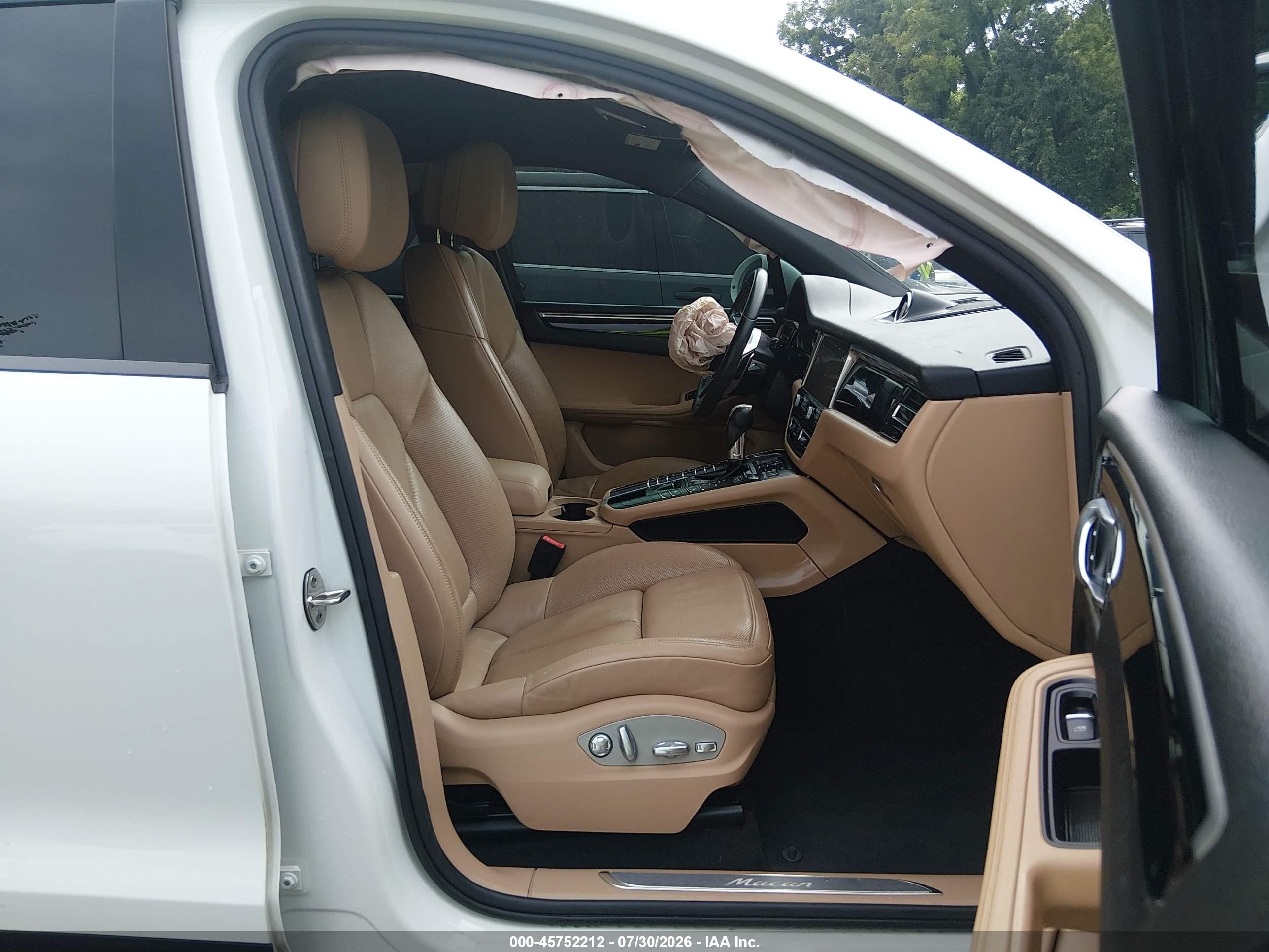 2020 Porsche Macan VIN WP1AA2A5XLLB09722 IAAI salvage auction — Front End, Wait Title, sold $9,200 on 2026-09-20 (photo 5)