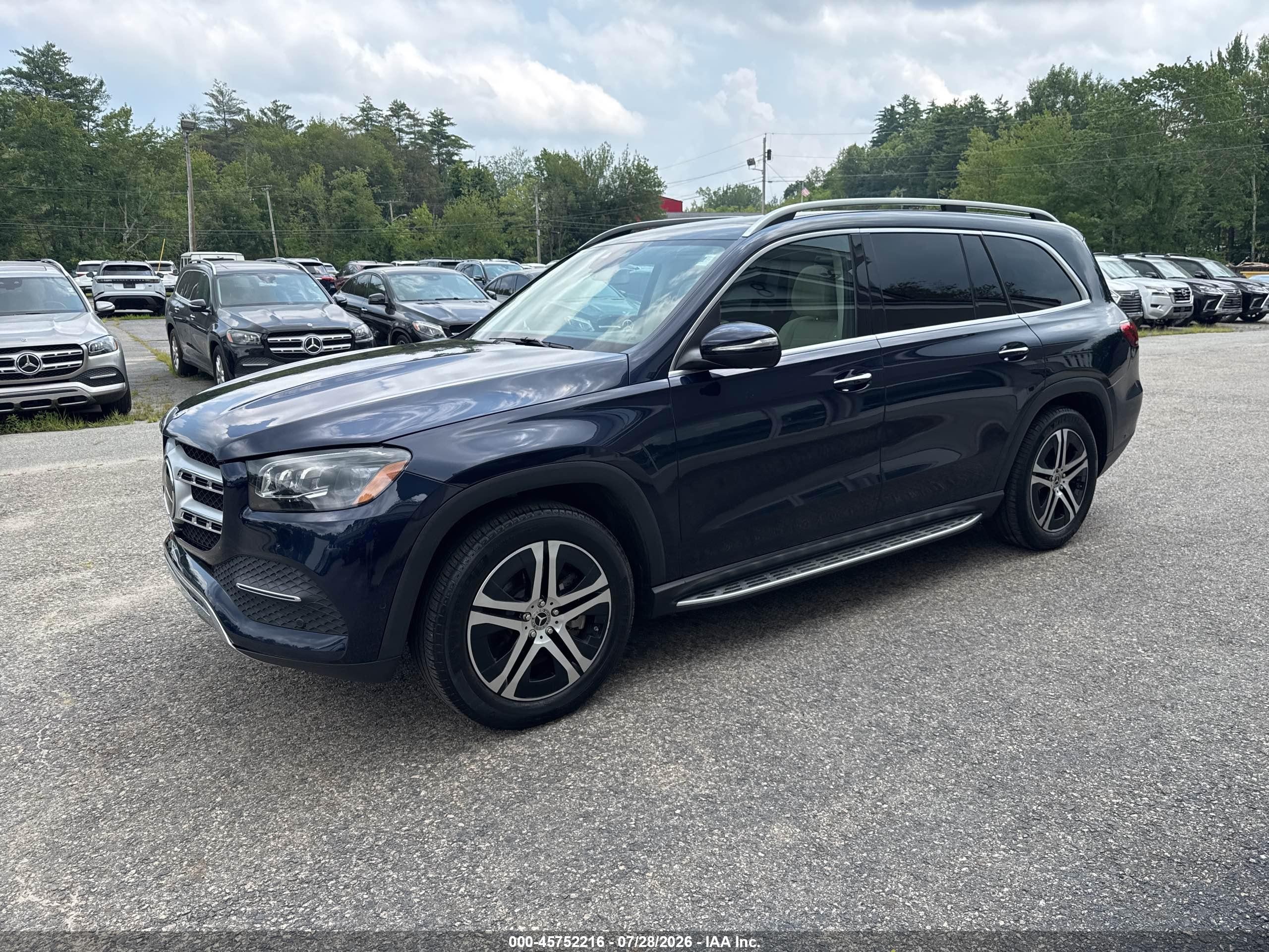 2020 Mercedes-benz Gls-class VIN 4JGFF5KE1LA104408 IAAI salvage auction — Normal Wear, Clear (South Carolina), sold $21,875 on 2026-08-19 (photo 2)