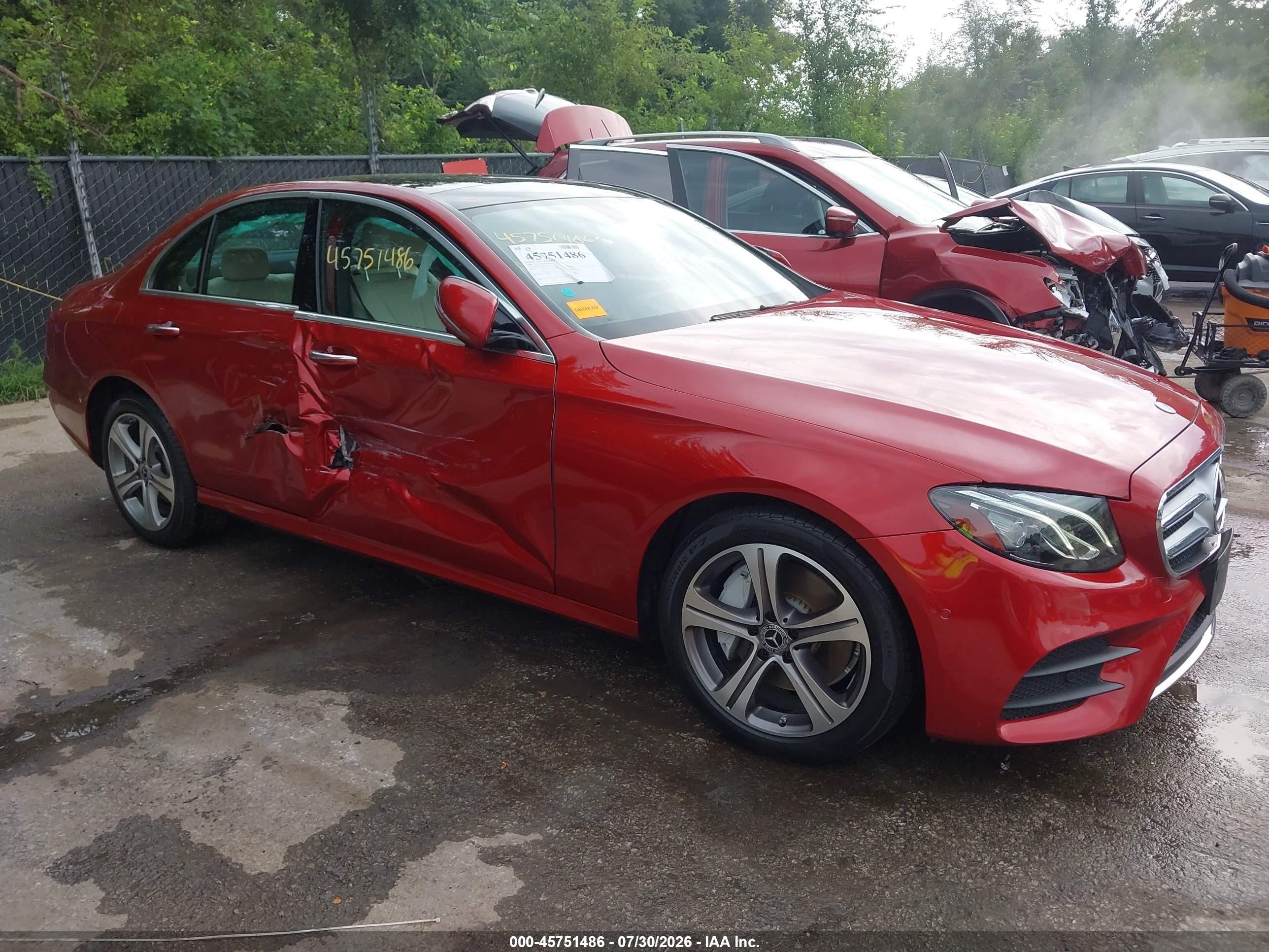 2020 Mercedes-Benz E-Class VIN WDDZF8EB3LA729192 — IAAI salvage auction photo