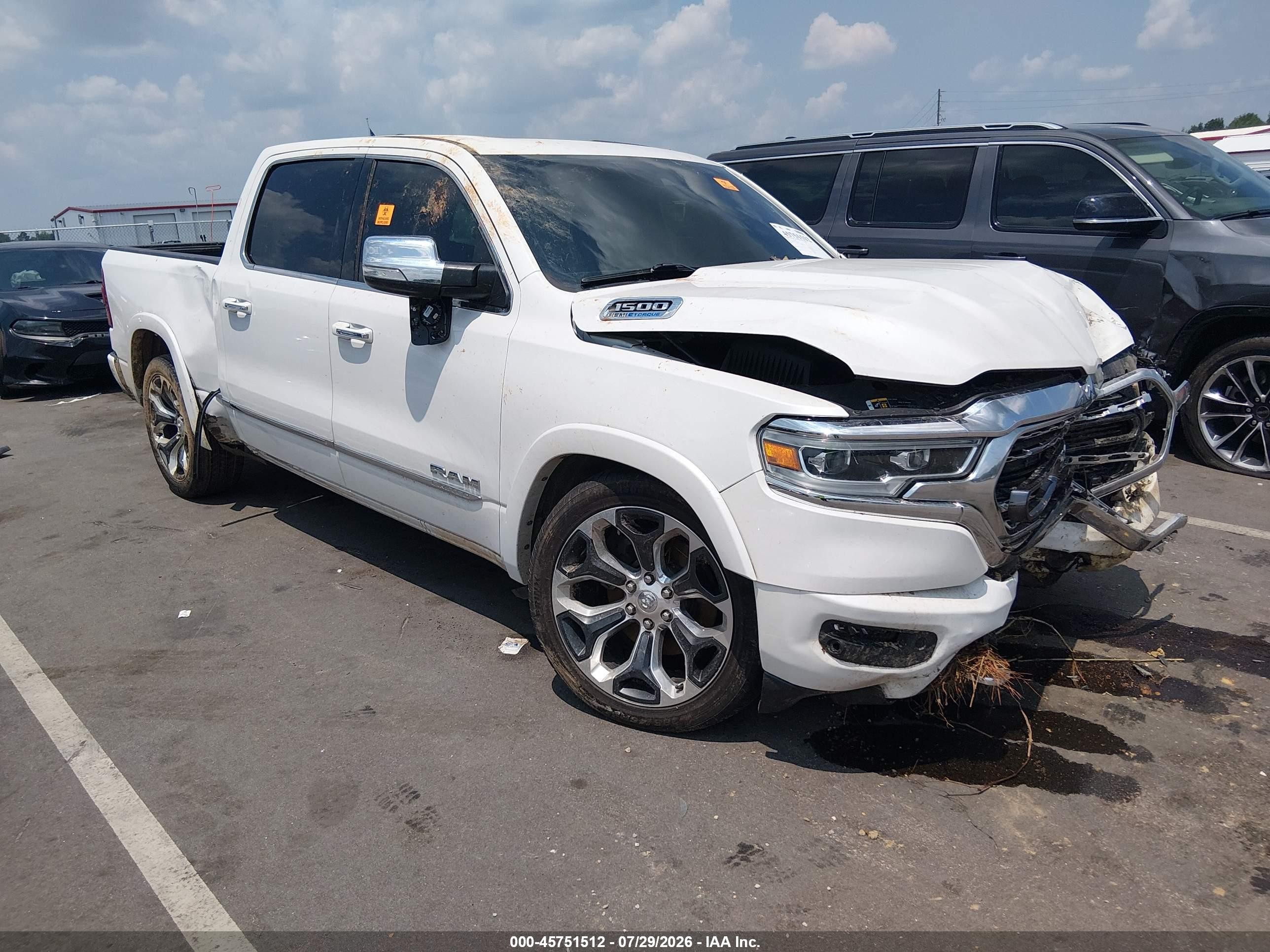 2021 Ram 1500 VIN 1C6SRFHT9MN516597 — IAAI salvage auction photo