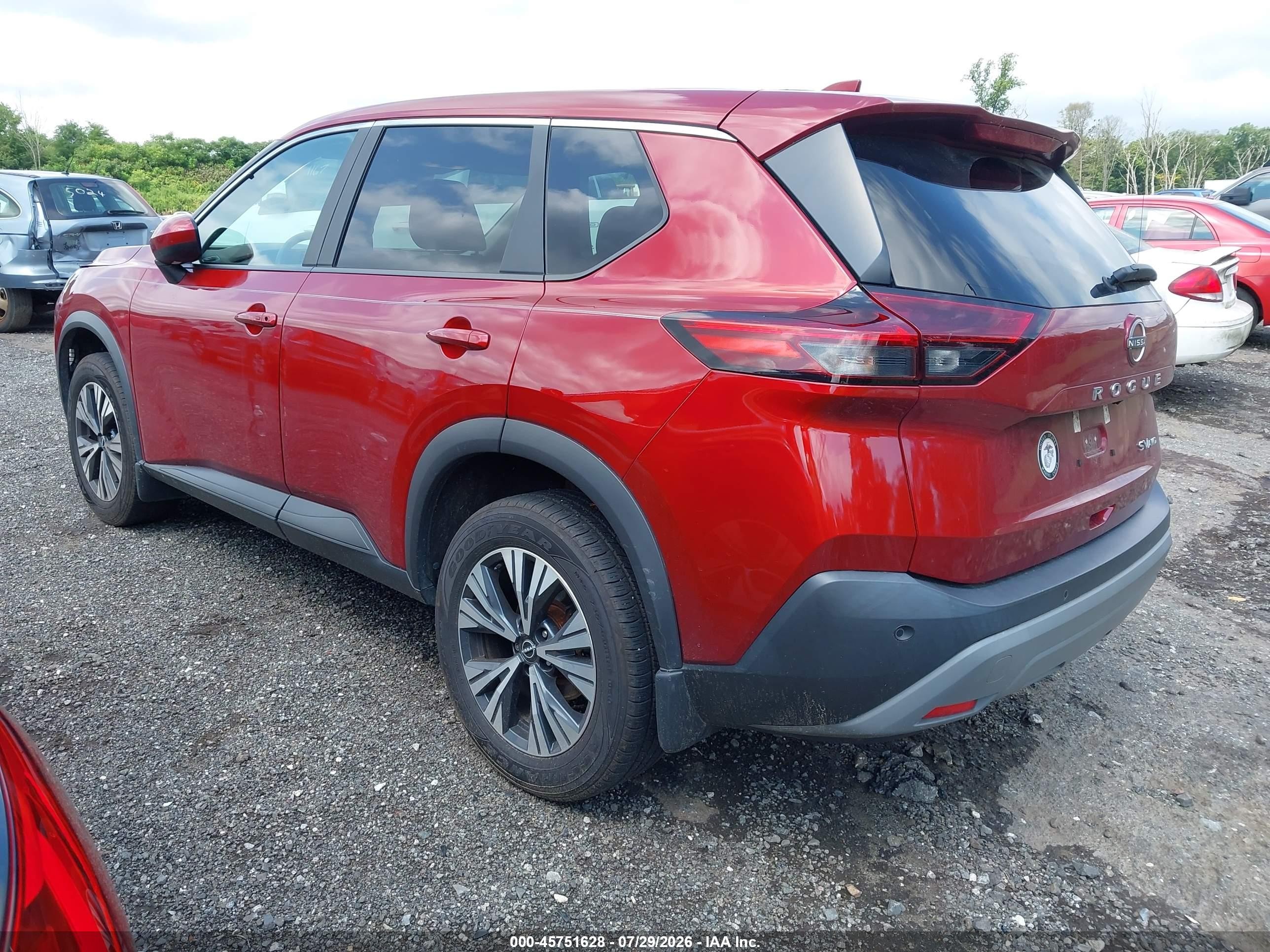 2023 Nissan Rogue VIN 5N1BT3BB6PC884210 IAAI salvage auction — Water/Flood, Salvage (Idaho), sold $5,900 on 2026-09-15 (photo 3)