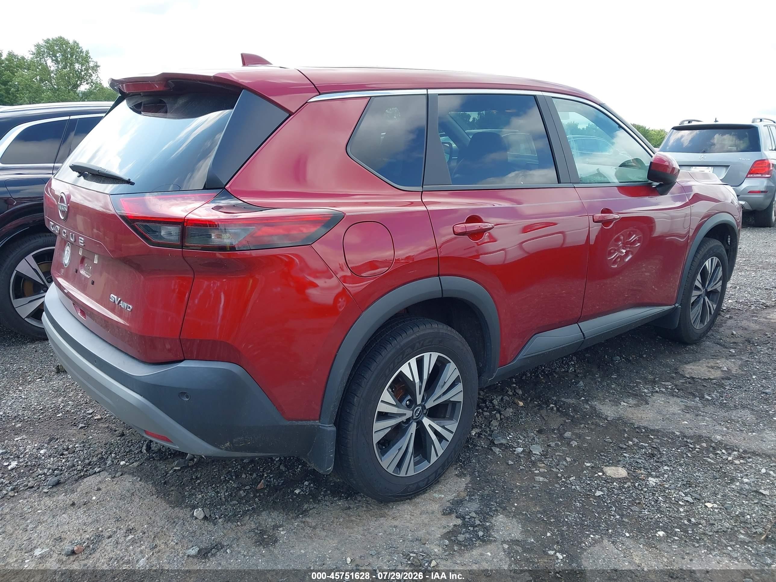 2023 Nissan Rogue VIN 5N1BT3BB6PC884210 IAAI salvage auction — Water/Flood, Salvage (Idaho), sold $5,900 on 2026-09-15 (photo 4)