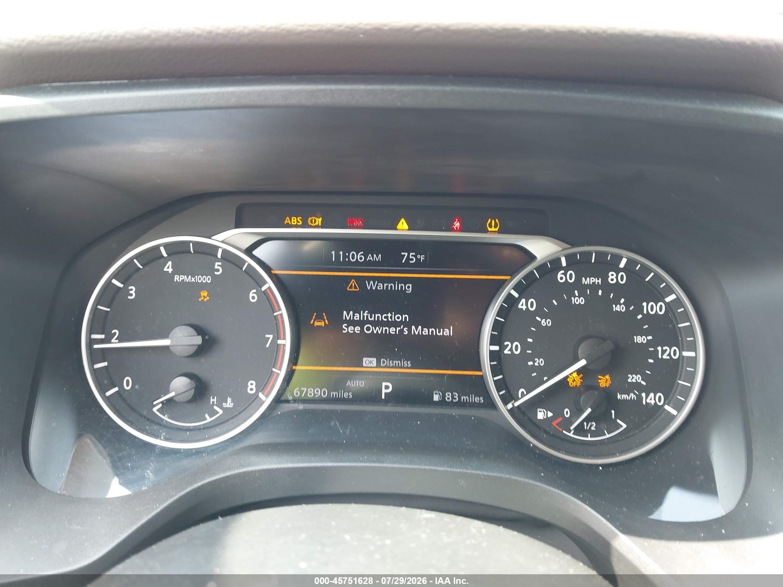 2023 Nissan Rogue VIN 5N1BT3BB6PC884210 IAAI salvage auction — Water/Flood, Salvage (Idaho), sold $5,900 on 2026-09-15 (photo 7)