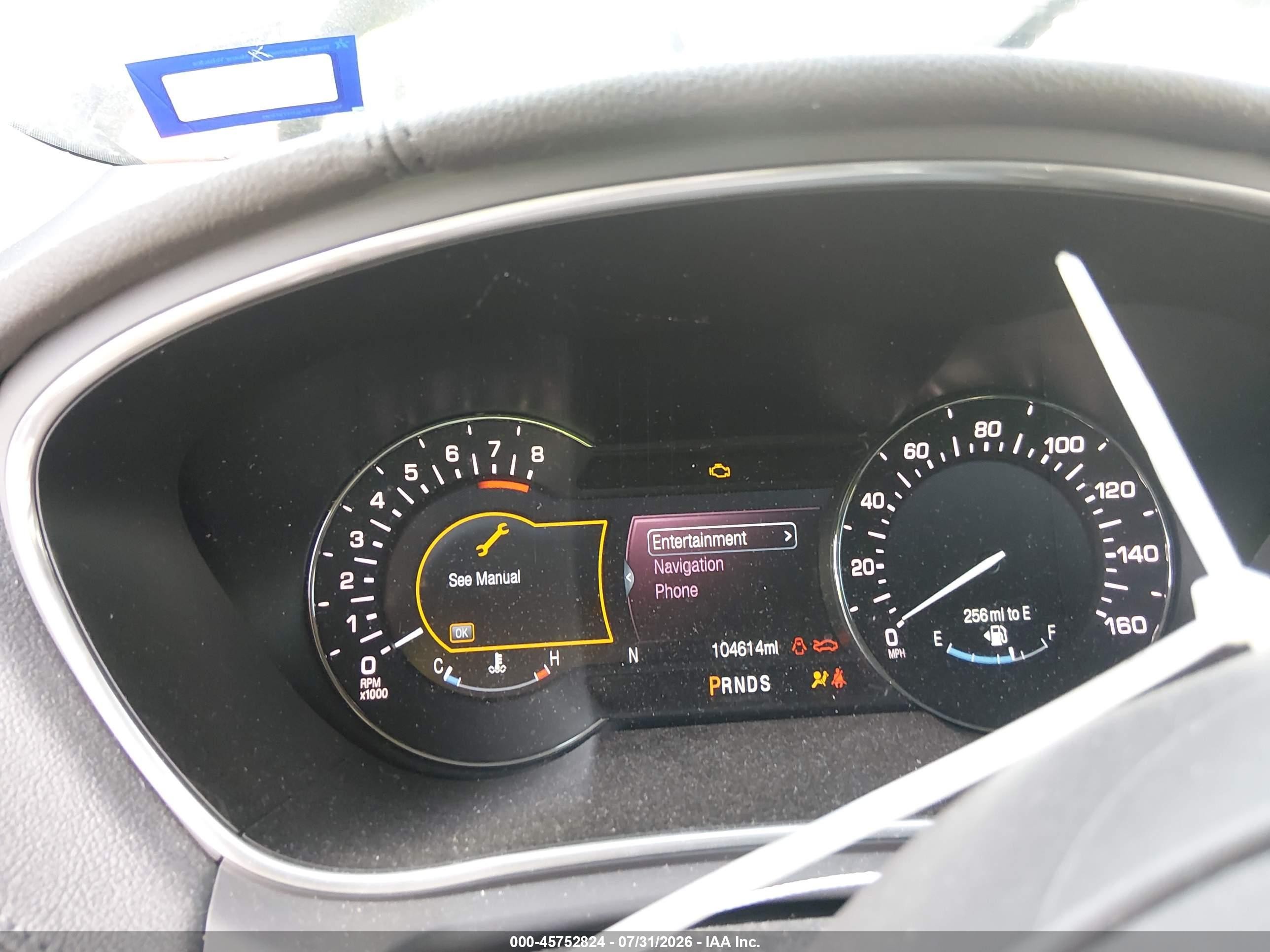 2016 Lincoln Mkx VIN 2LMTJ6KR2GBL76572 IAAI salvage auction — Front End, Salvage (Texas), sold $300 on 2026-09-08 (photo 7)