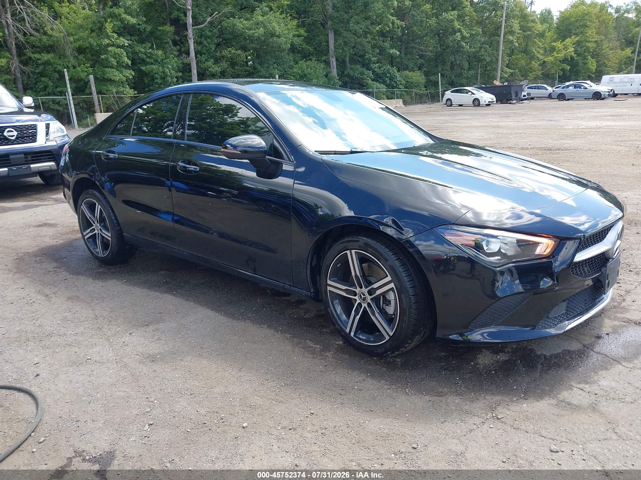 2023 Mercedes-Benz CLA-Class VIN W1K5J4HB5PN327934 — IAAI salvage auction photo