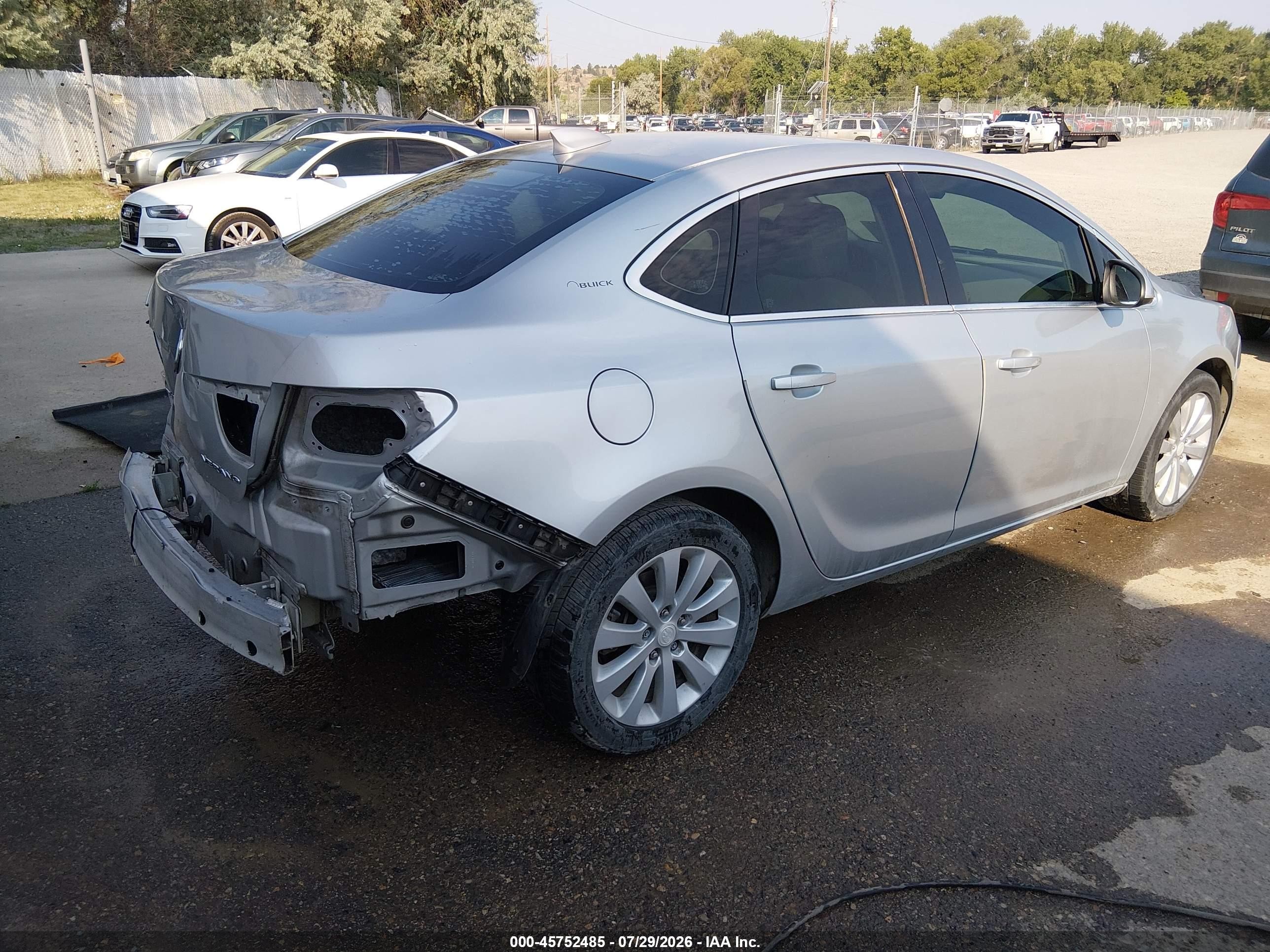 2016 Buick Verano VIN 1G4PP5SKXG4116827 IAAI salvage auction — Rear End, Salvage (Montana), sold $1,100 on 2026-09-12 (photo 4)