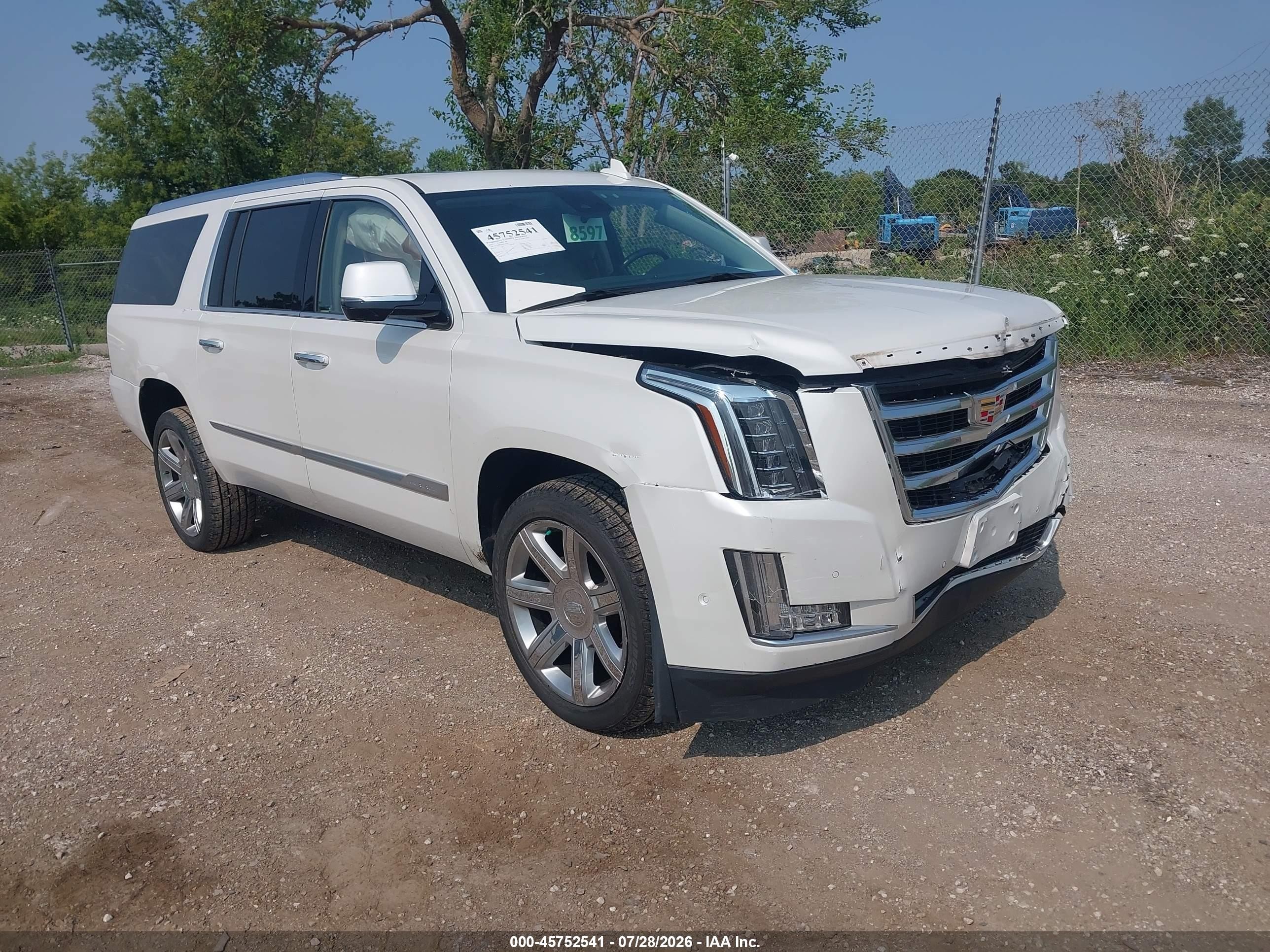 2020 Cadillac Escalade ESV VIN 1GYS4HKJ6LR197929 — IAAI salvage auction photo