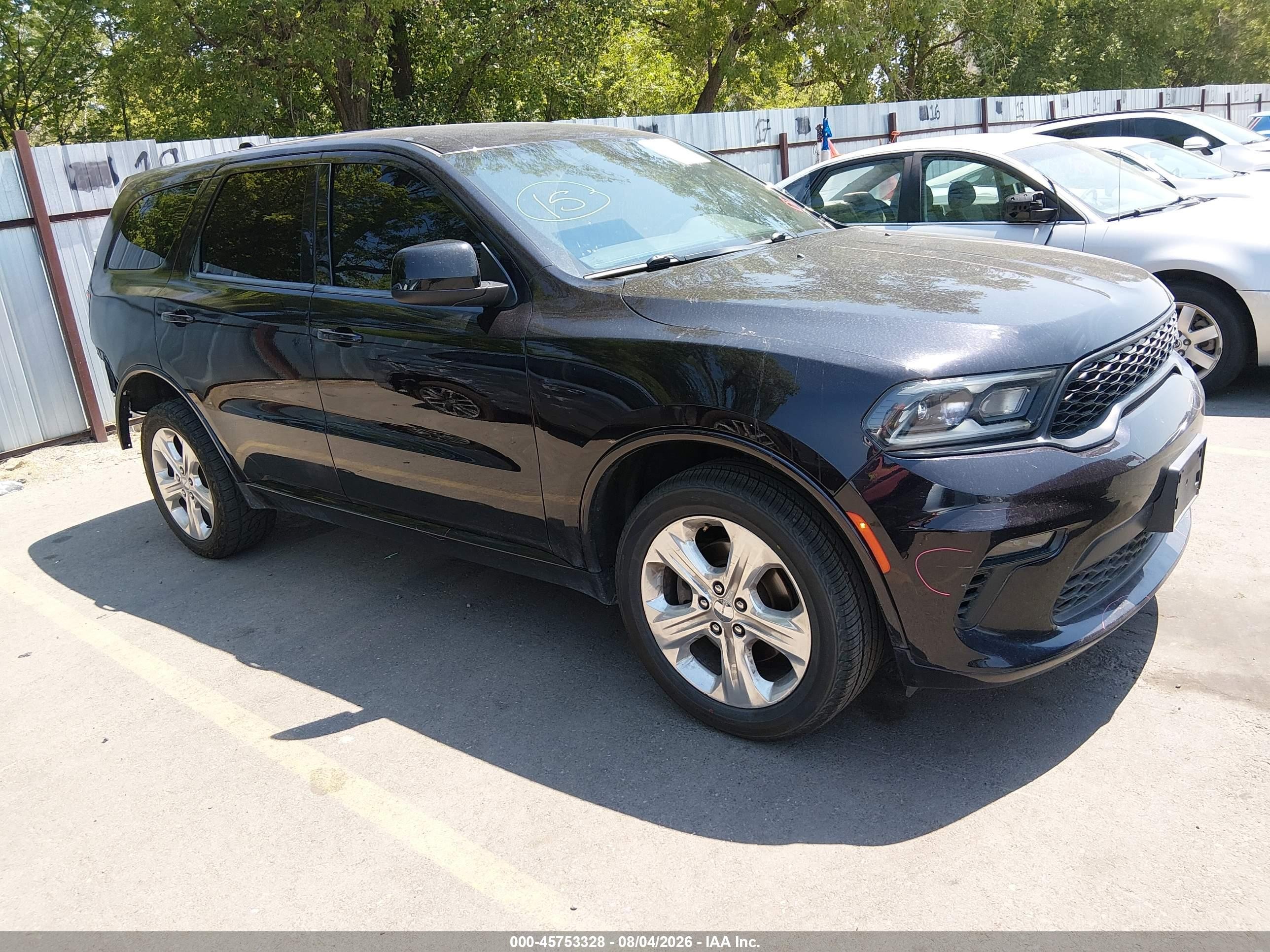 2021 Dodge Durango VIN 1C4RDJDG3MC718283 — IAAI salvage auction photo