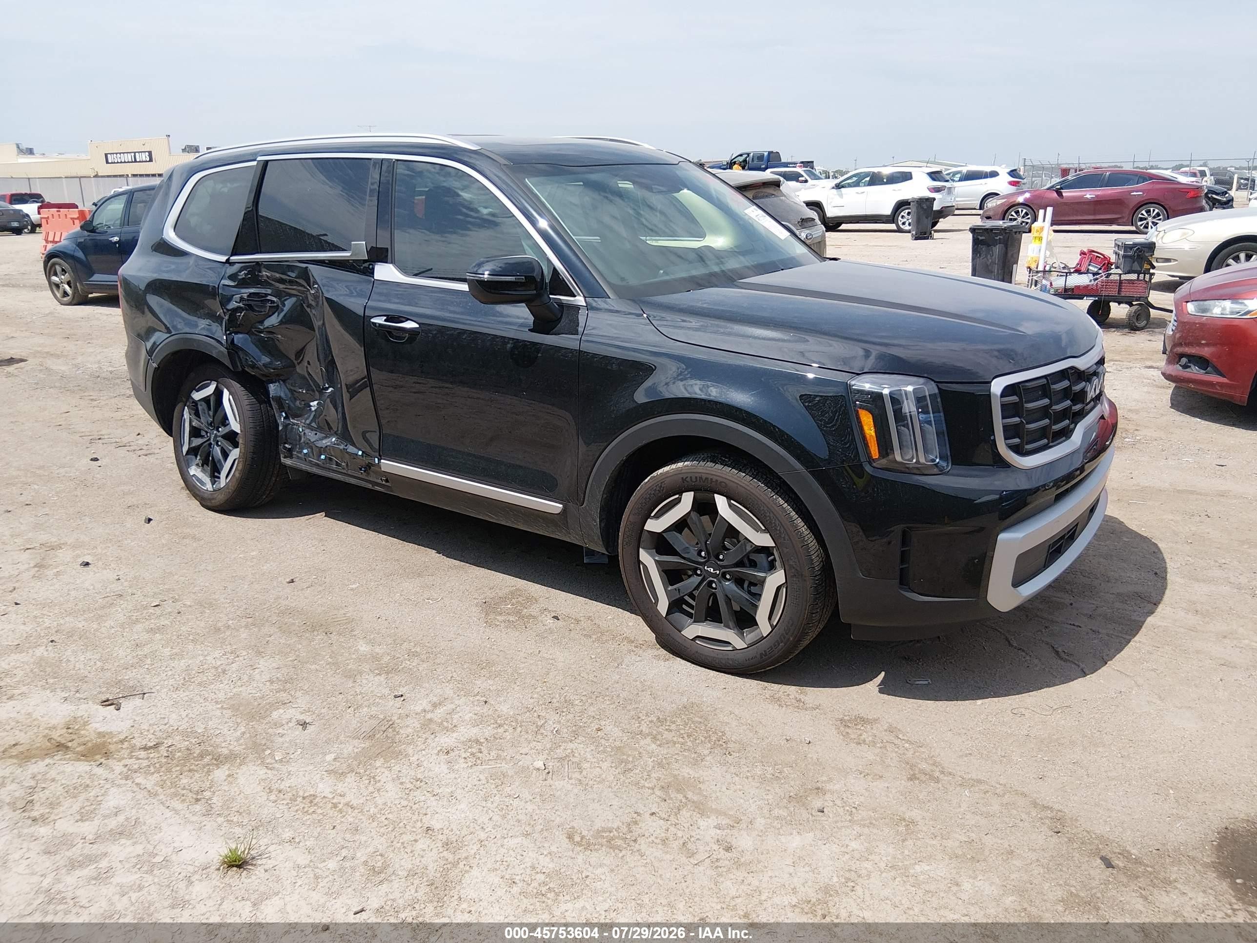 2025 Kia Telluride VIN 5XYP64GC2SG644701 — IAAI salvage auction photo
