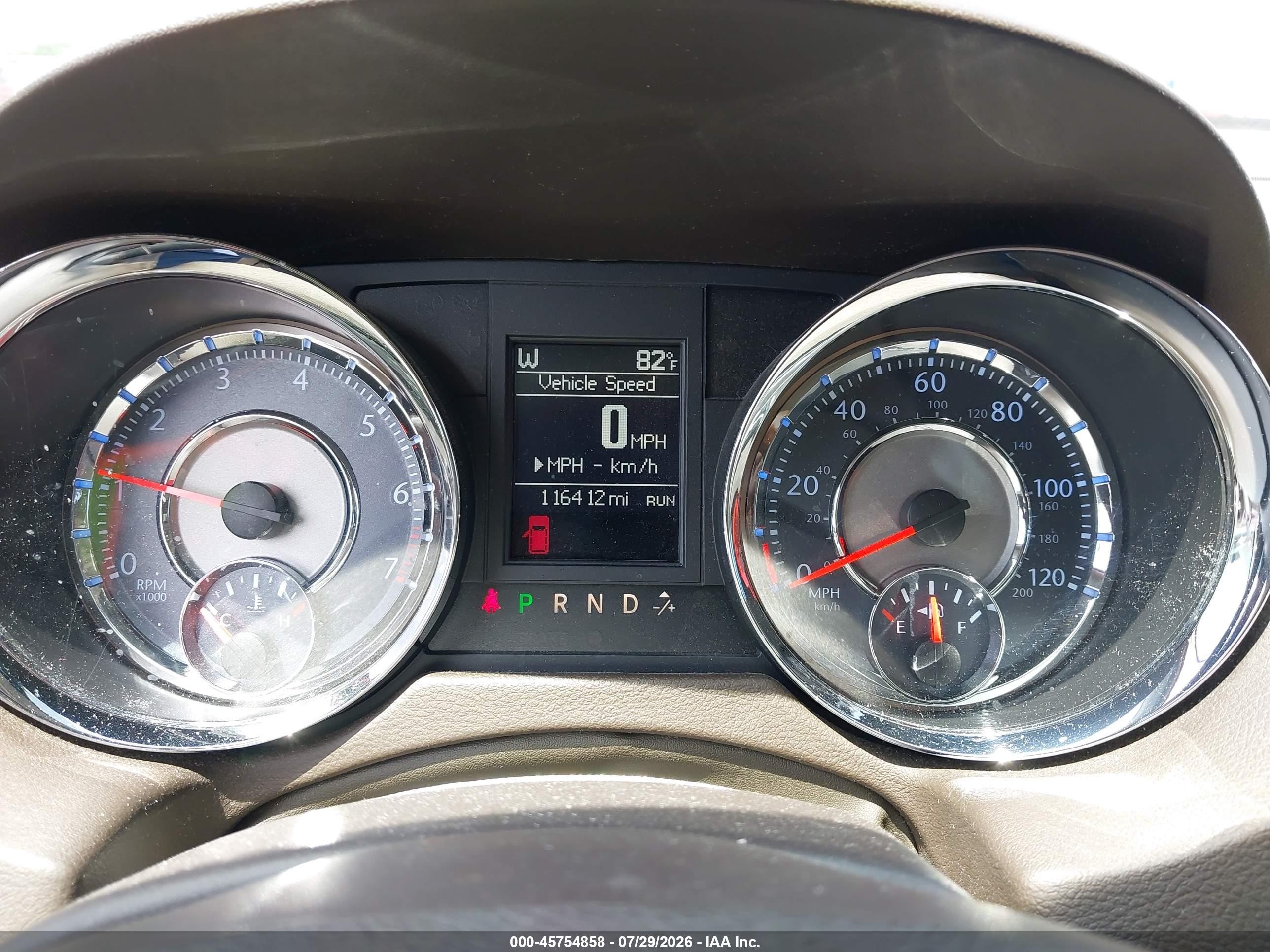 2015 Chrysler Town & country VIN 2C4RC1GG7FR610161 IAAI salvage auction — Front End, Original (Texas), sold $1,600 on 2026-09-06 (photo 7)