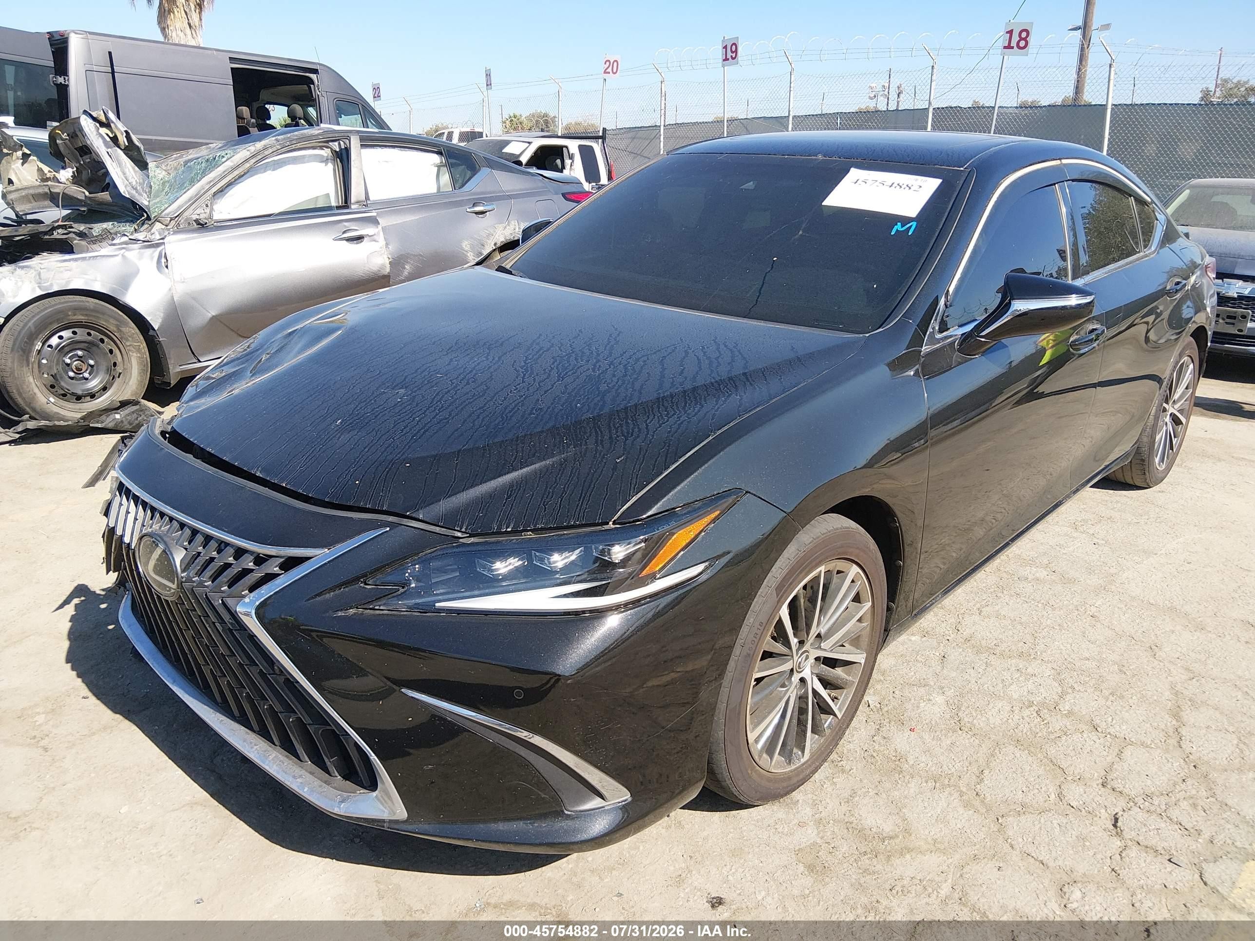 2024 Lexus ES VIN 58ADA1C16RU037654 IAAI salvage auction — Unknown, Salvage (California), sold $13,300 on 2026-09-25 (photo 2)