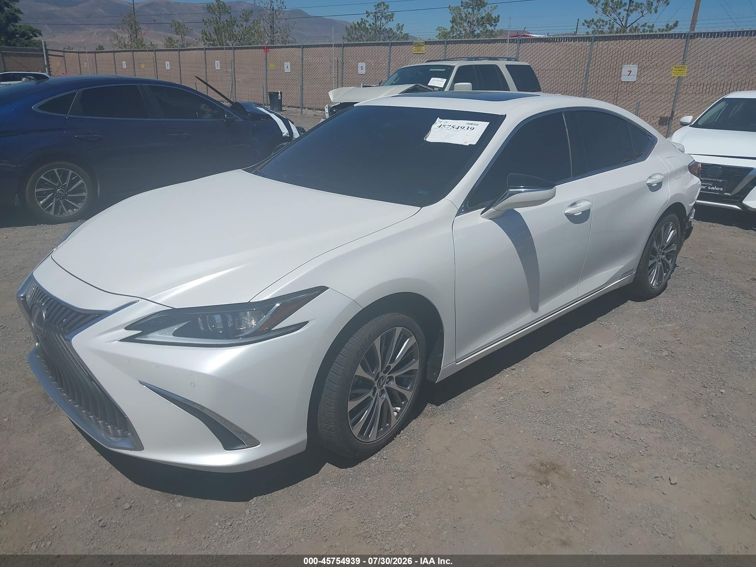 2021 Lexus ES VIN 58ADA1C14MU003768 IAAI salvage auction — Rear End, Salvage (Nevada), sold $14,100 on 2026-09-05 (photo 2)
