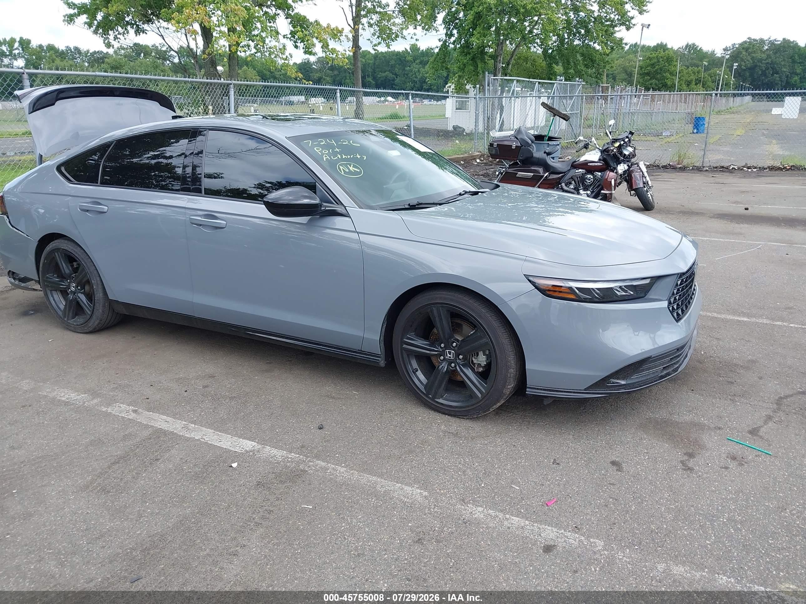 2023 Honda Accord VIN 1HGCY2F77PA070557 — IAAI salvage auction photo