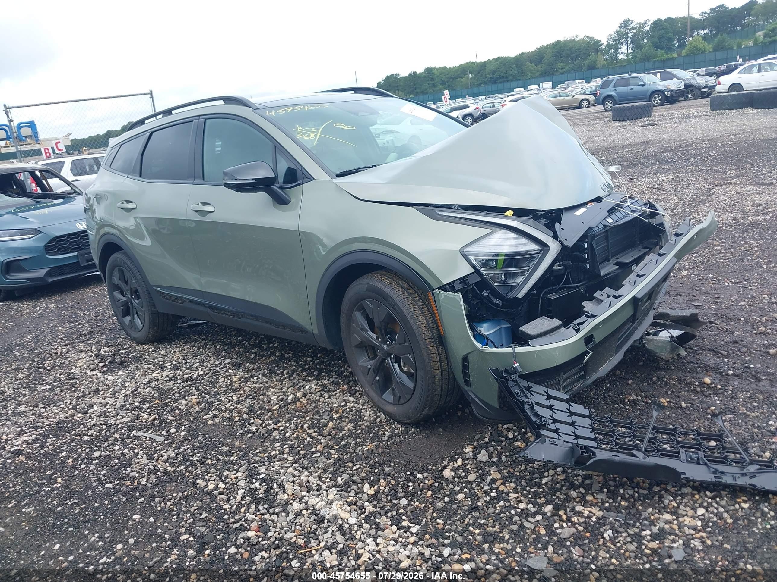 2025 Kia Sportage Hybrid VIN KNDPZDDH1S7229437 — IAAI salvage auction photo