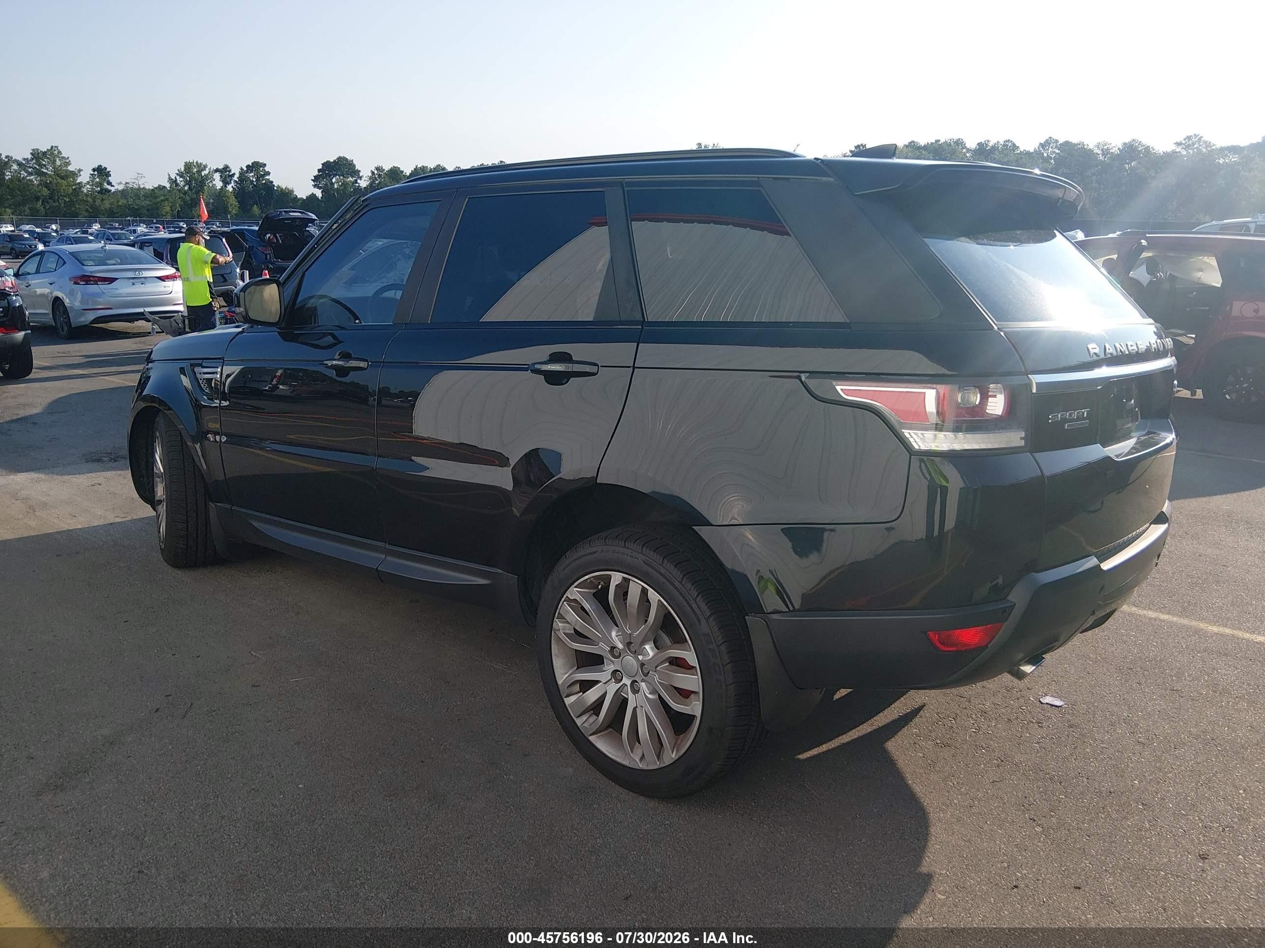 2017 Land Rover Range Rover Sport VIN SALWR2FK3HA151840 IAAI salvage auction — Unknown, Salvage (South Carolina), sold $5,325 on 2026-09-27 (photo 3)