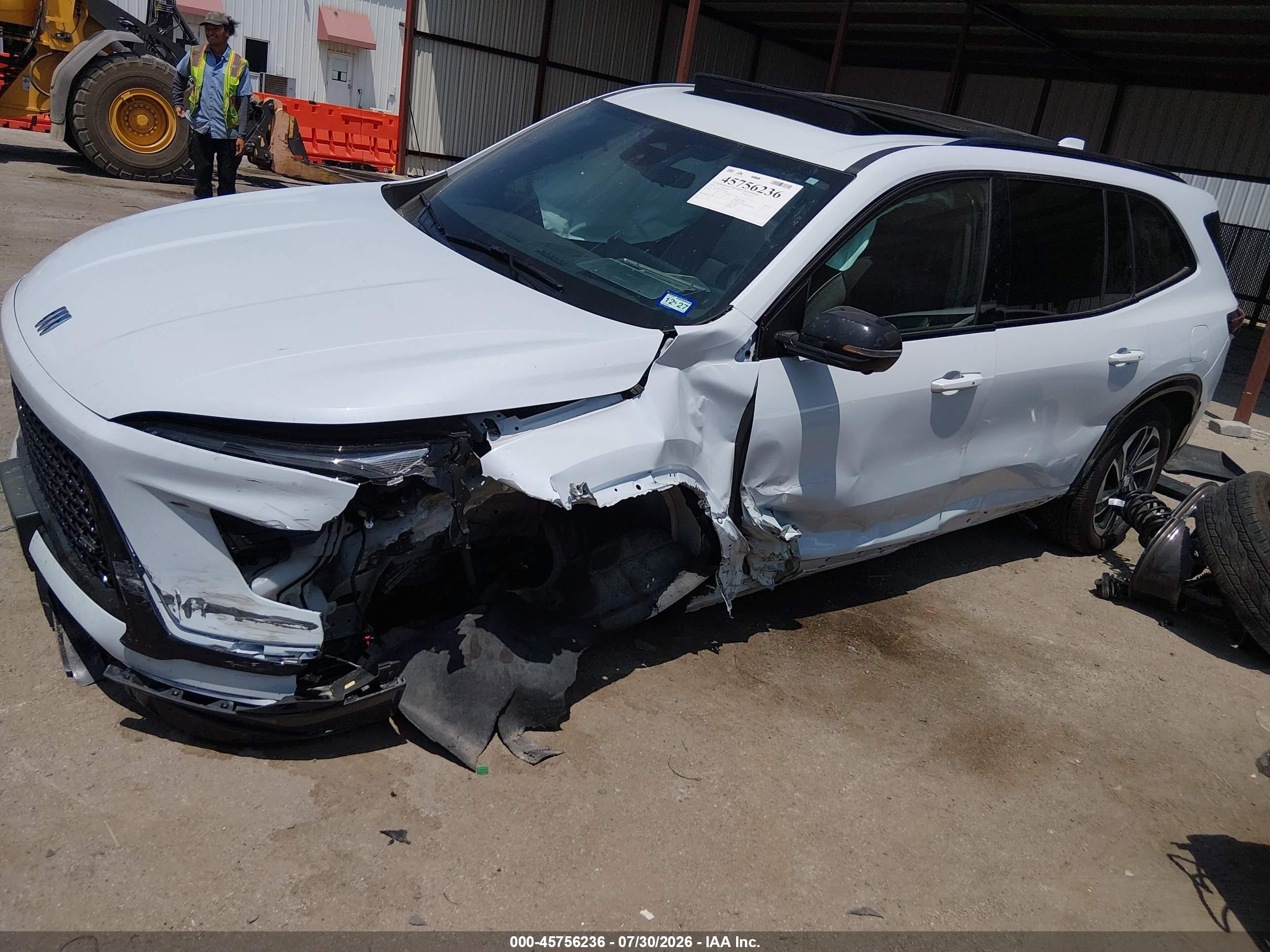 2026 Buick Enclave VIN 5GAERBKS6TJ170157 IAAI salvage auction — Side, Salvage (Texas), sold $6,700 on 2026-09-12 (photo 6)