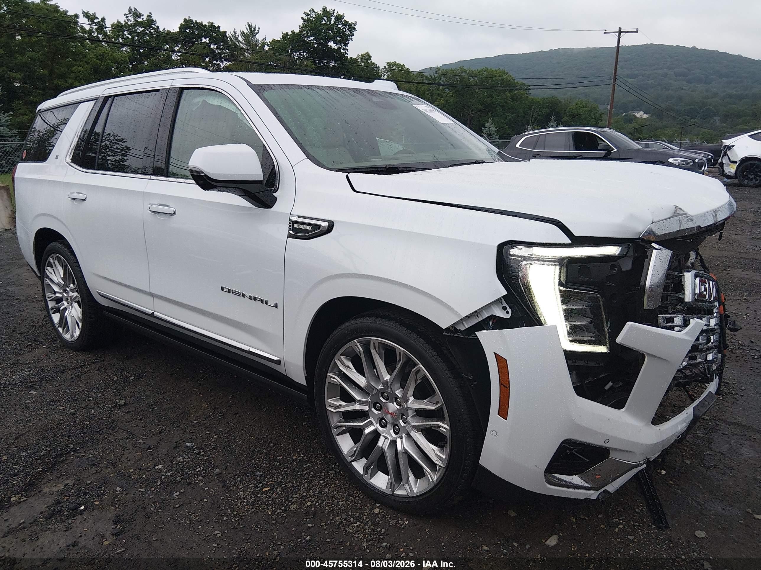 2026 Gmc Yukon VIN 1GKS2DK83TR171584 IAAI salvage auction — Front End, Salvage (Idaho), sold $35,000 on 2026-08-26 (photo 1)