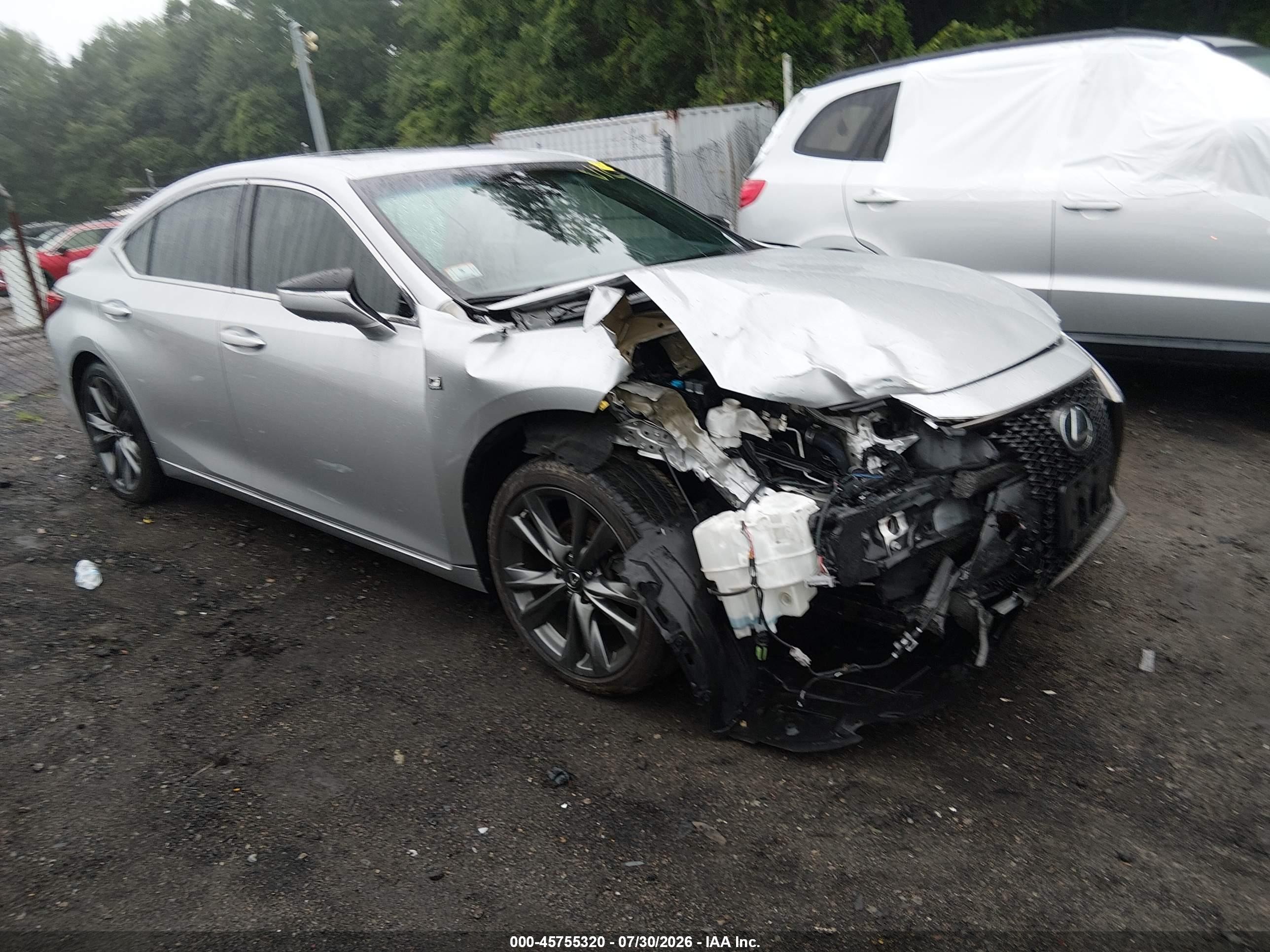 2019 Lexus ES 350 VIN 58ABZ1B16KU008680 — IAAI salvage auction photo