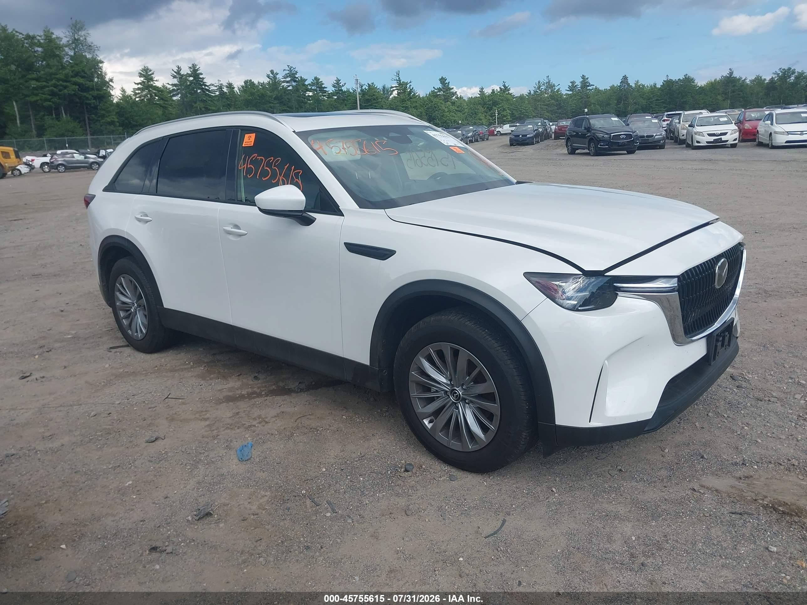 2024 Mazda CX-90 VIN JM3KKCHDXR1104277 — IAAI salvage auction photo