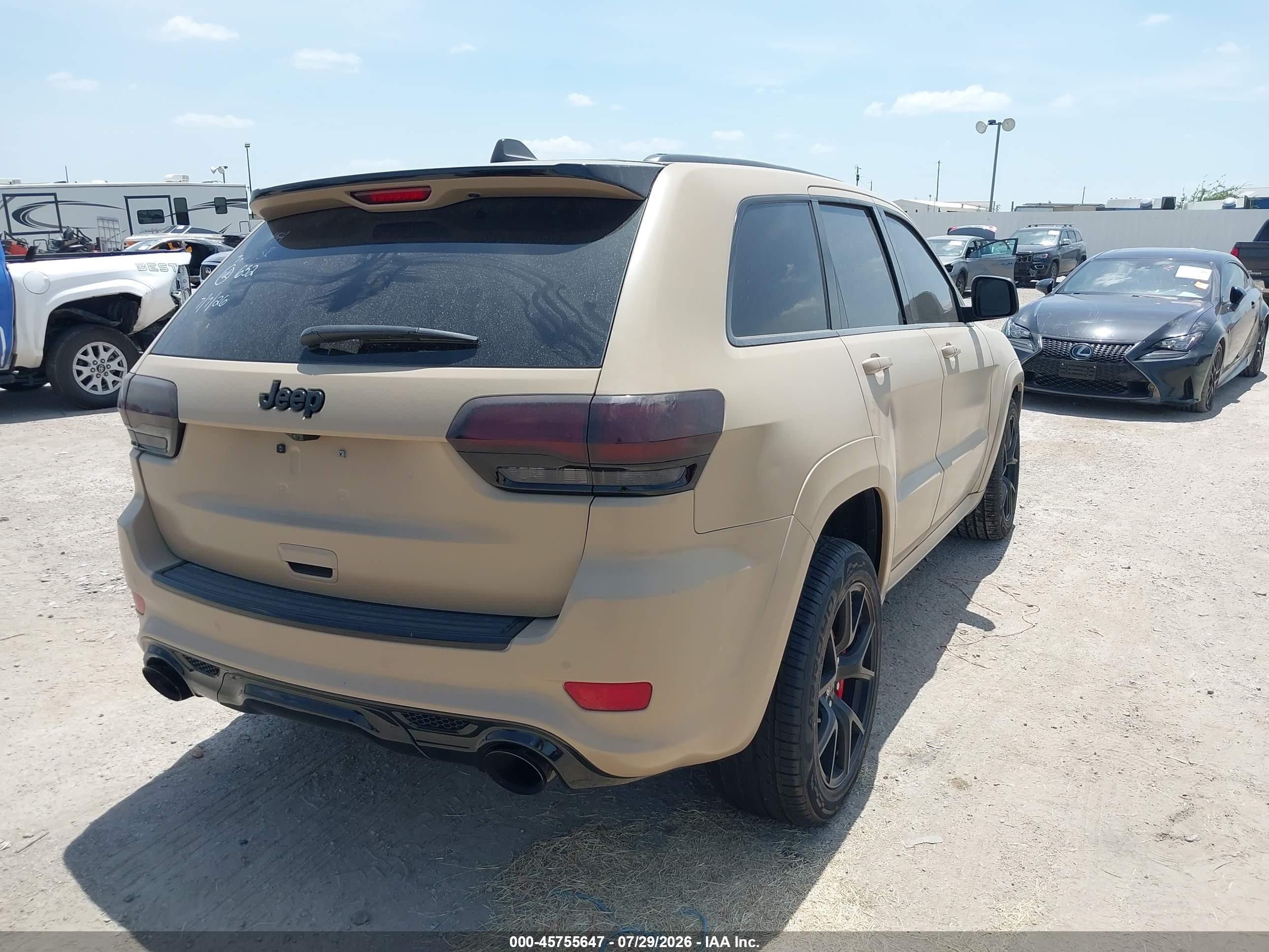 2020 Jeep Grand Cherokee VIN 1C4RJFDJ2LC352557 IAAI salvage auction — Theft, Salvage (Minnesota), sold $31,250 on 2026-09-19 (photo 4)