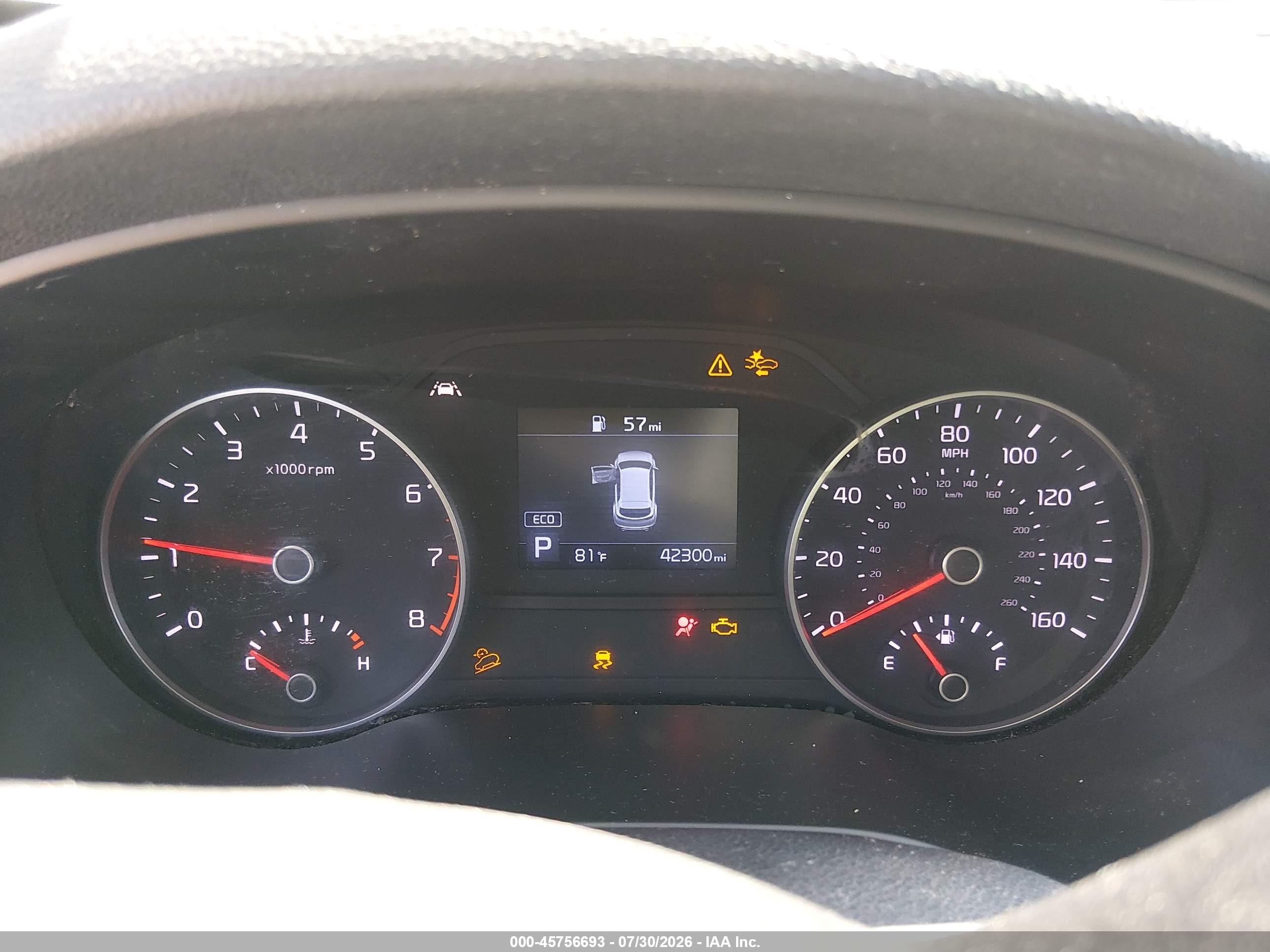 2021 Kia Sportage VIN KNDPMCAC8M7920033 IAAI salvage auction — Front End, Salvage (Ohio), sold $3,400 on 2026-09-01 (photo 7)