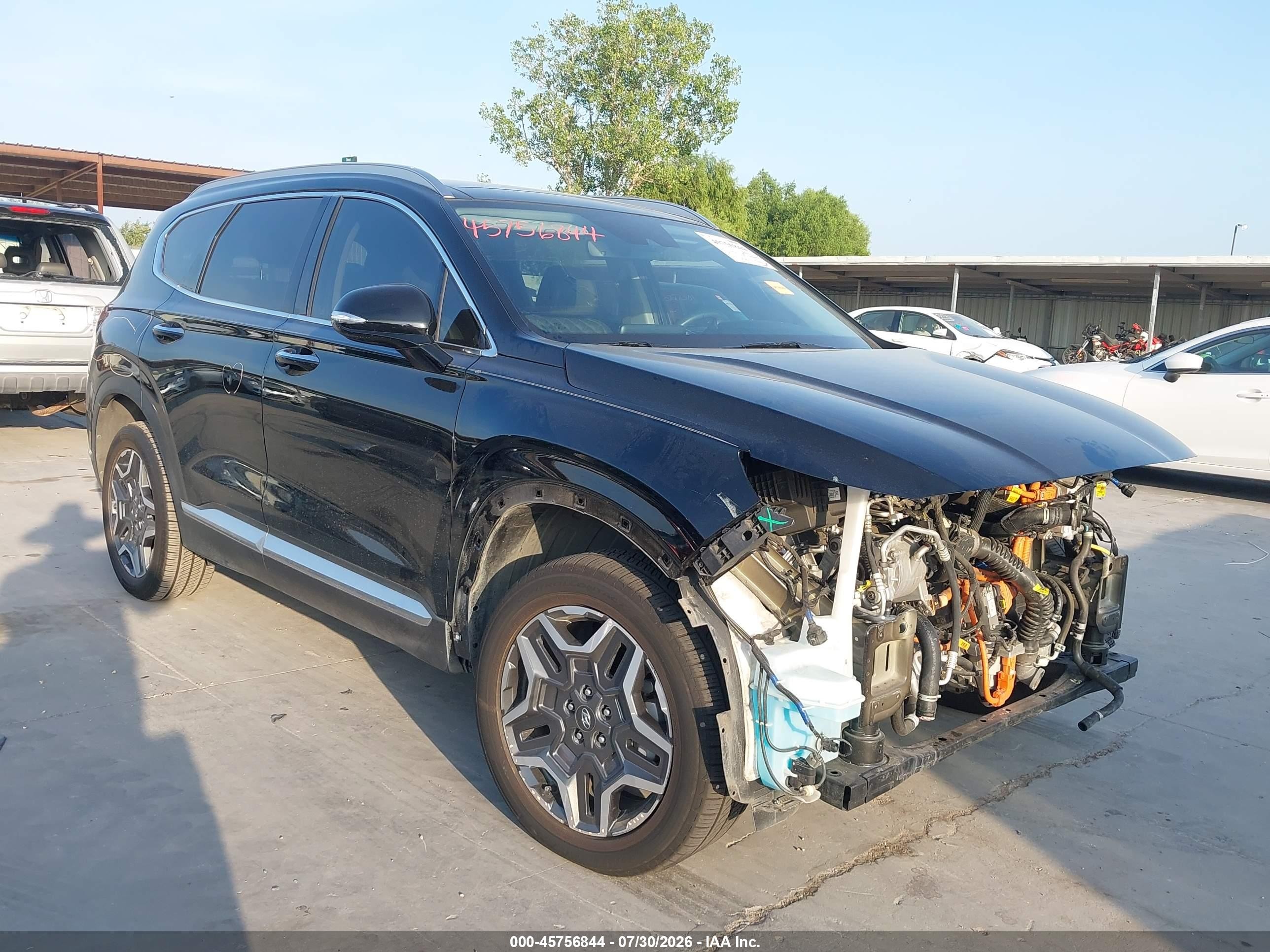 2021 Hyundai Santa Fe Hybrid VIN KM8S3DA12MU009601 — IAAI salvage auction photo