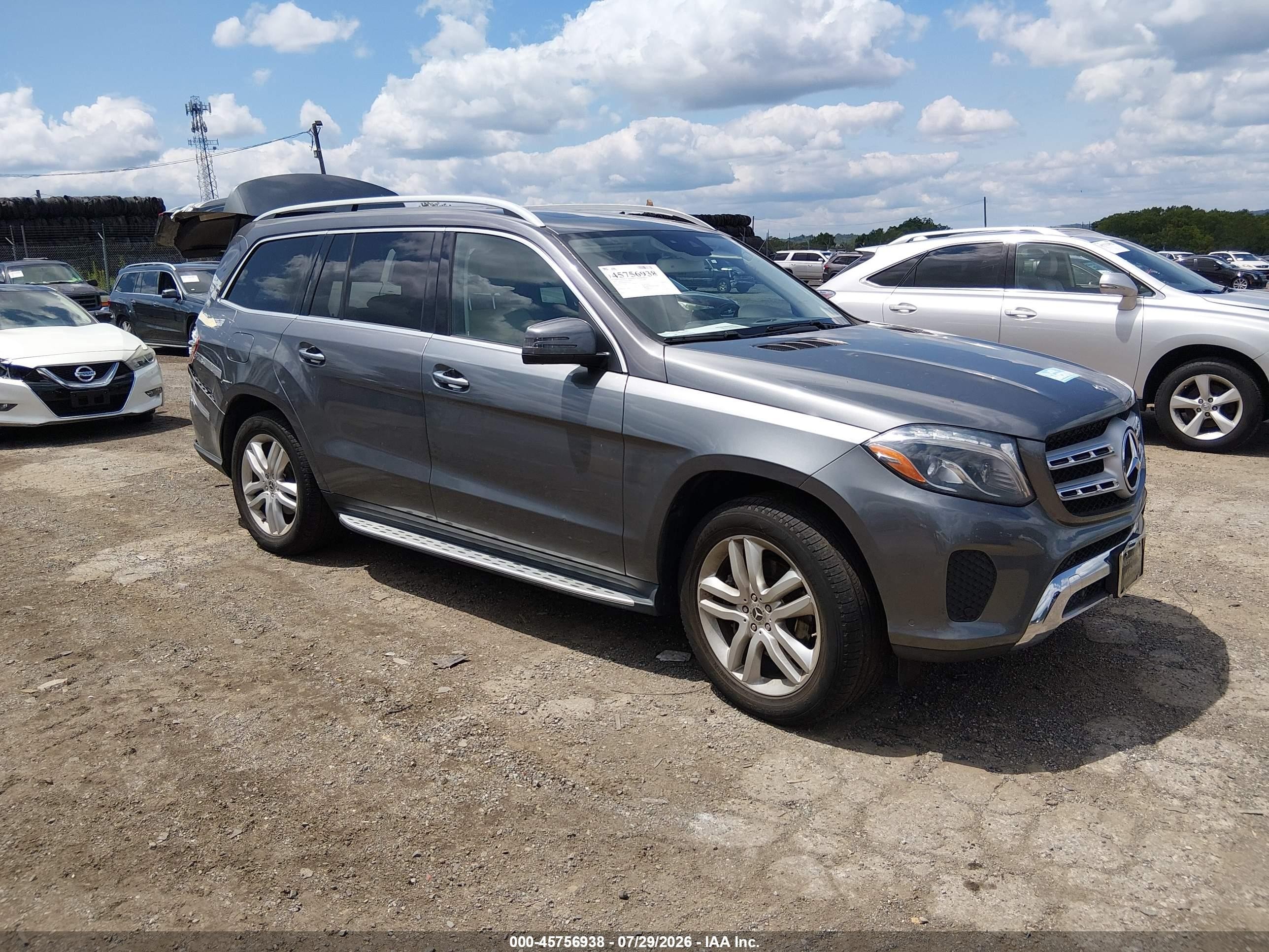 2019 Mercedes-Benz GLS-Class VIN 4JGDF6EE9KB231781 — IAAI salvage auction photo