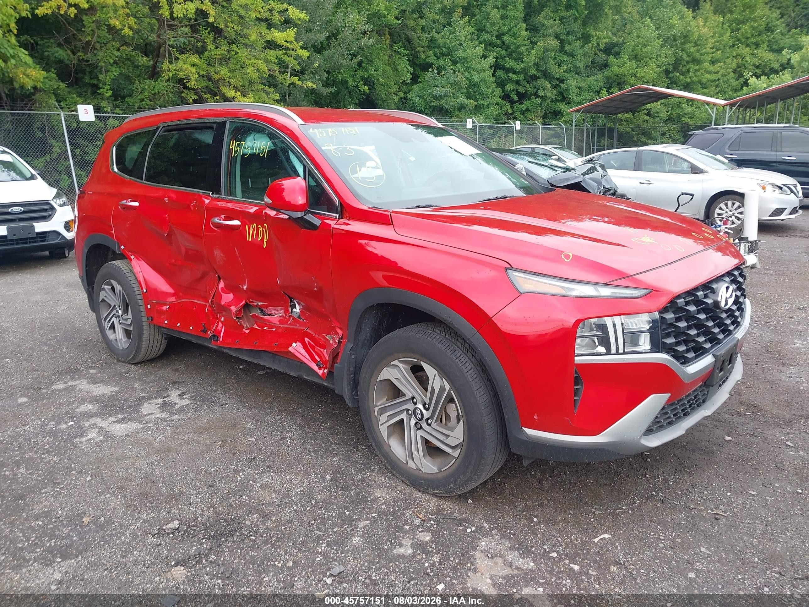 2023 Hyundai Santa Fe VIN 5NMS2DAJXPH582846 — IAAI salvage auction photo