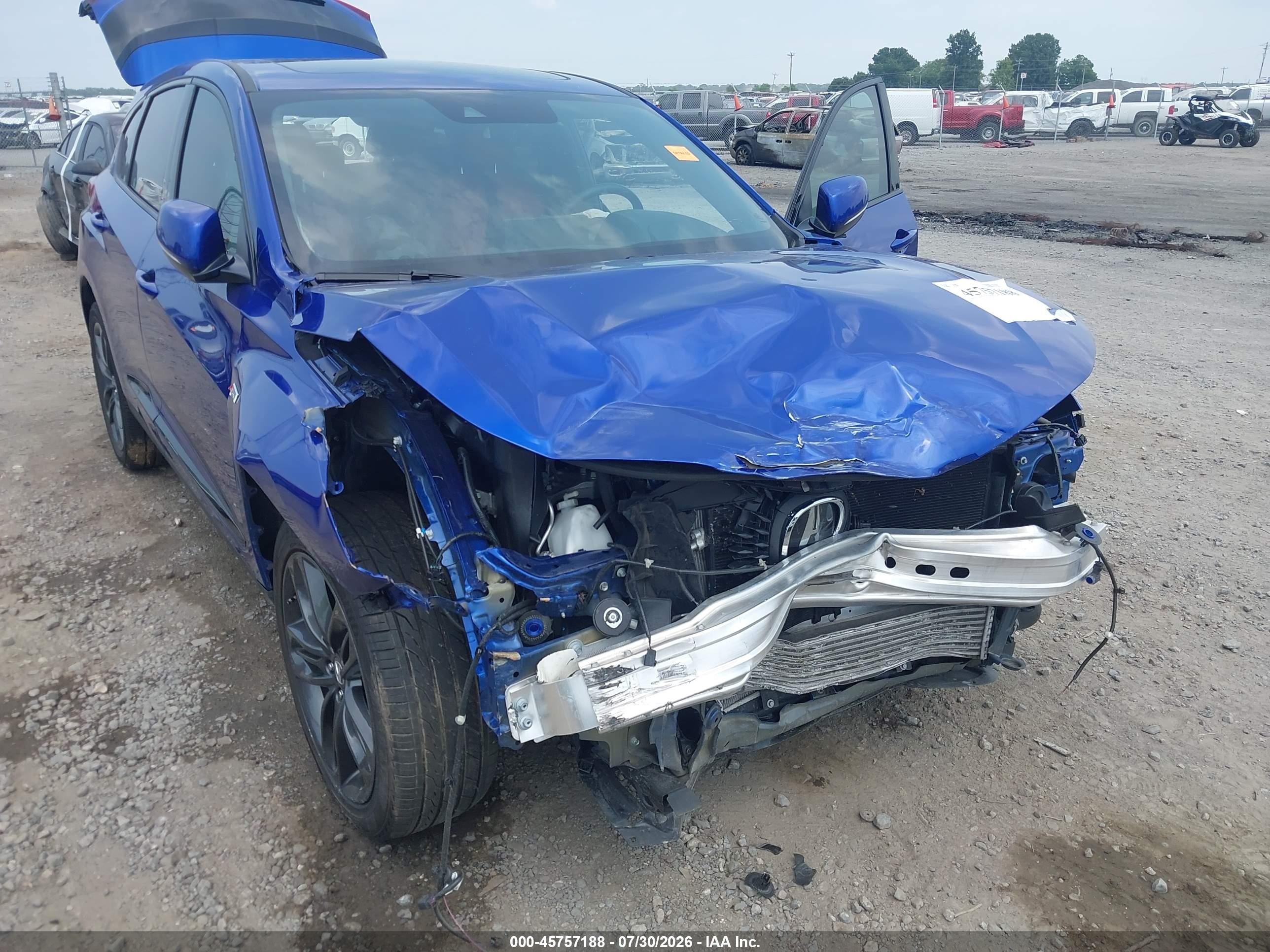 2024 Acura Rdx VIN 5J8TC2H67RL039450 IAAI salvage auction — Front End, Salvage (Arkansas), sold $5,300 on 2026-09-13 (photo 6)
