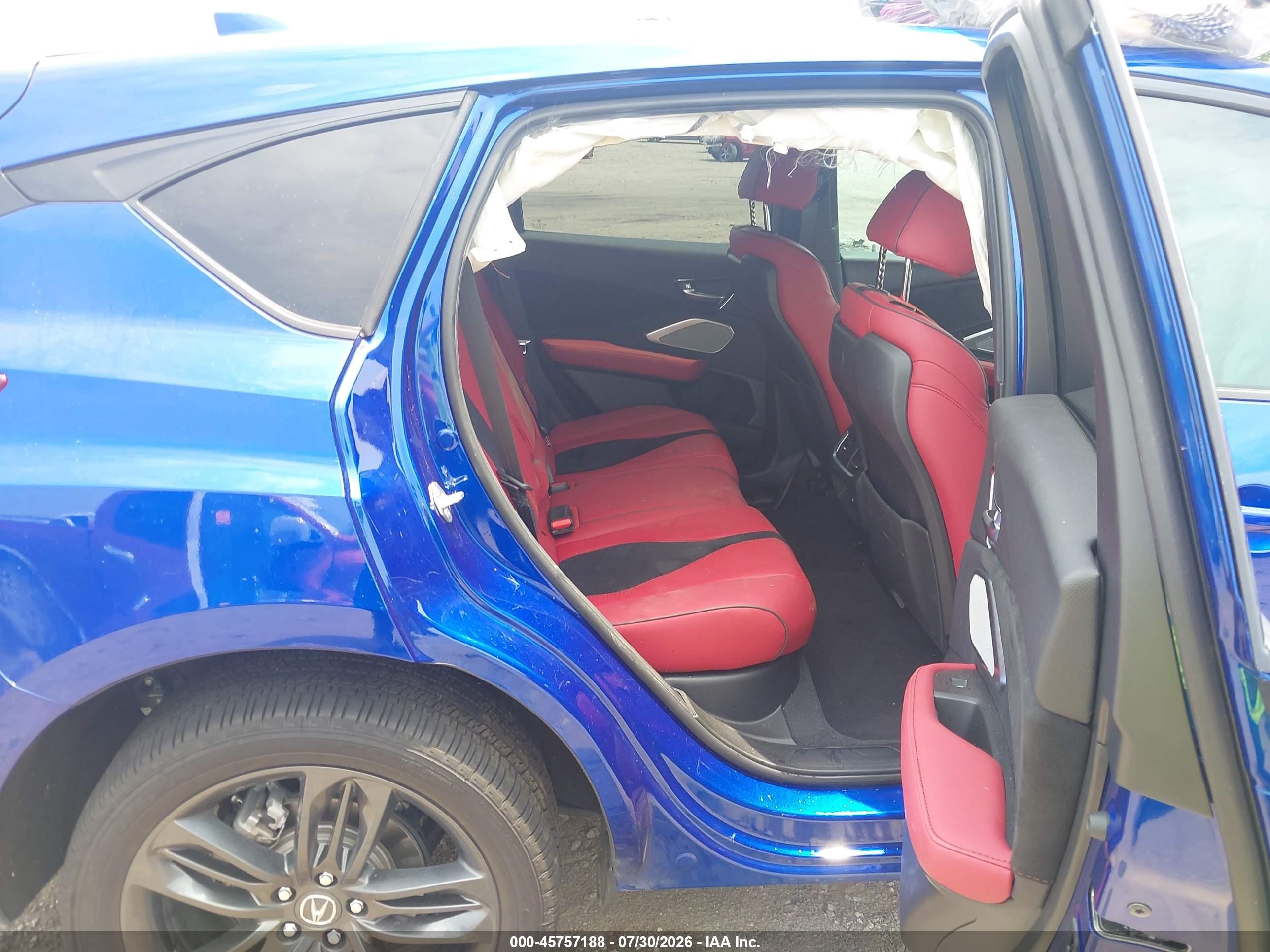 2024 Acura Rdx VIN 5J8TC2H67RL039450 IAAI salvage auction — Front End, Salvage (Arkansas), sold $5,300 on 2026-09-13 (photo 8)