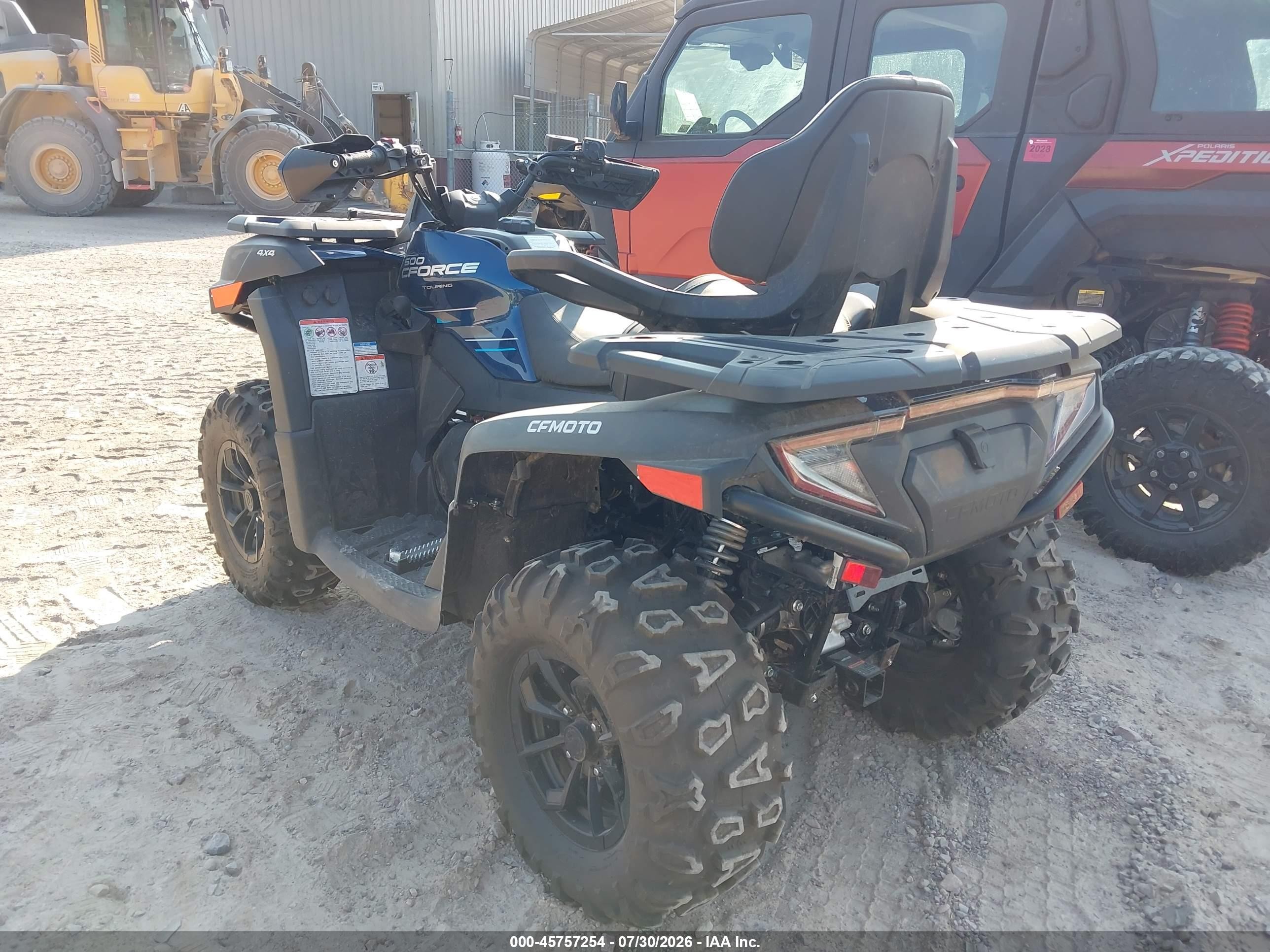 2025 Cf Moto Cforce VIN LCELDUZM0S6000885 IAAI salvage auction — Front End, Bill Of Sale (Wisconsin), sold $2,350 on 2026-09-16 (photo 3)