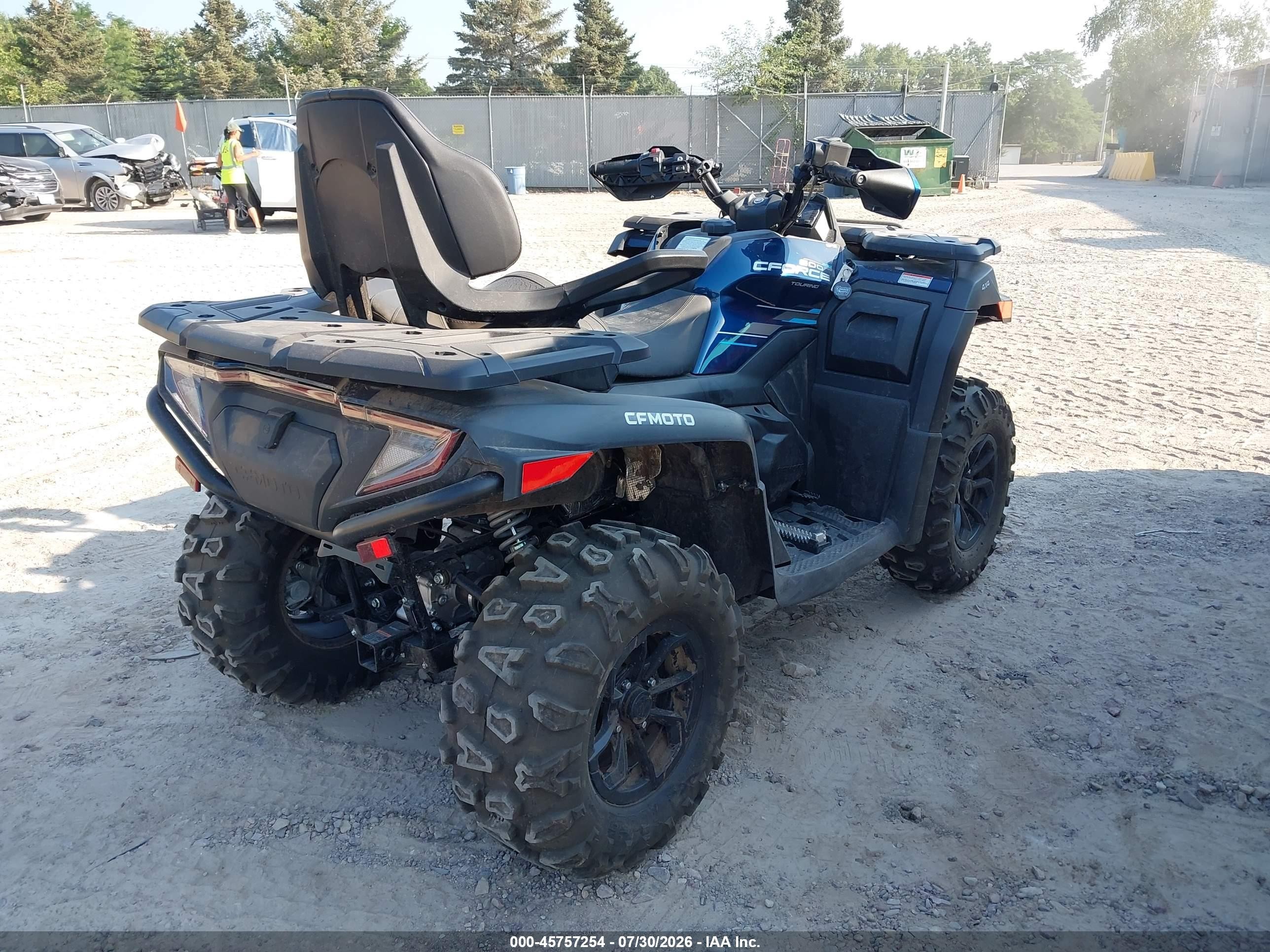 2025 Cf Moto Cforce VIN LCELDUZM0S6000885 IAAI salvage auction — Front End, Bill Of Sale (Wisconsin), sold $2,350 on 2026-09-16 (photo 4)