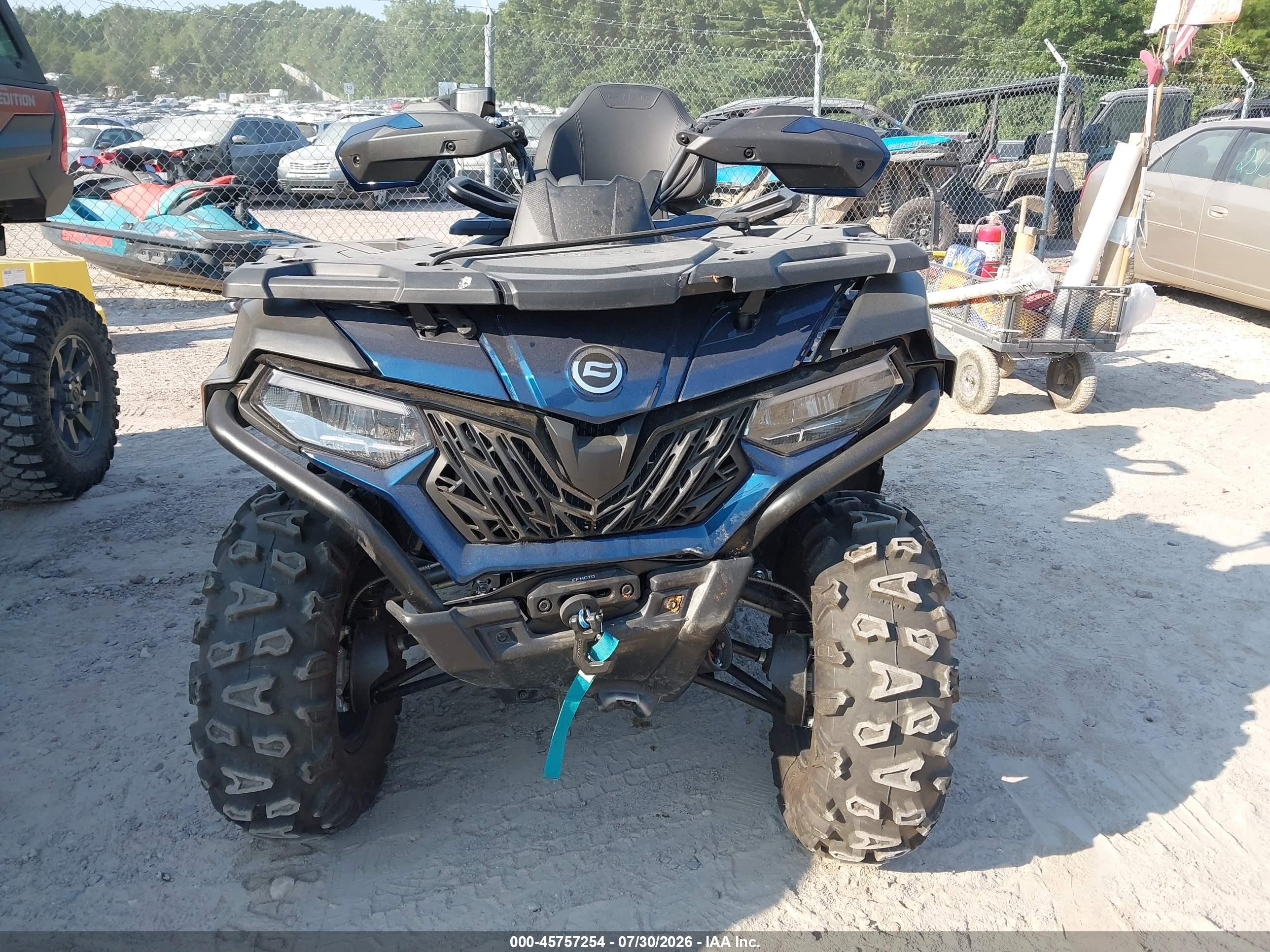 2025 Cf Moto Cforce VIN LCELDUZM0S6000885 IAAI salvage auction — Front End, Bill Of Sale (Wisconsin), sold $2,350 on 2026-09-16 (photo 5)