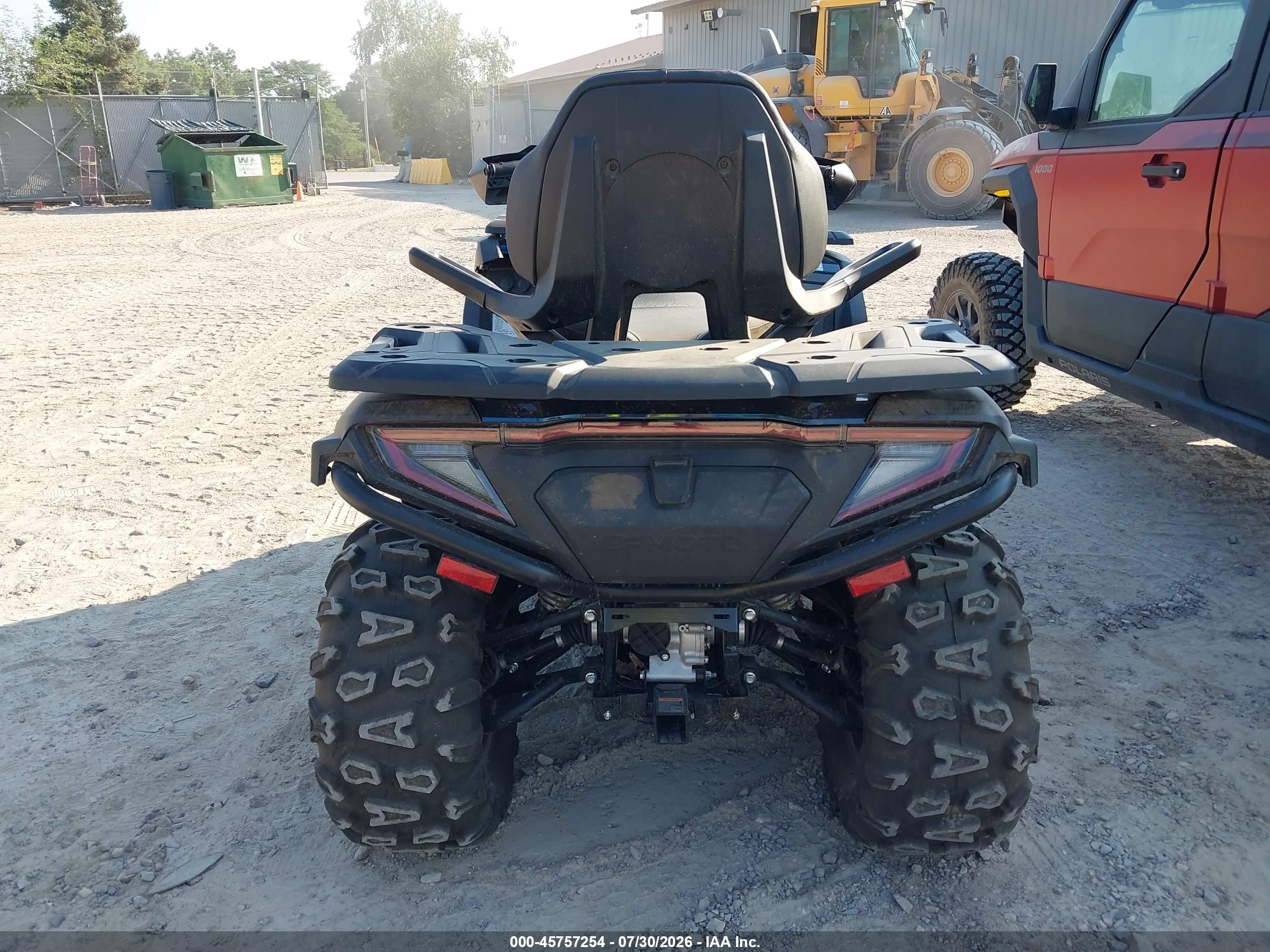 2025 Cf Moto Cforce VIN LCELDUZM0S6000885 IAAI salvage auction — Front End, Bill Of Sale (Wisconsin), sold $2,350 on 2026-09-16 (photo 6)