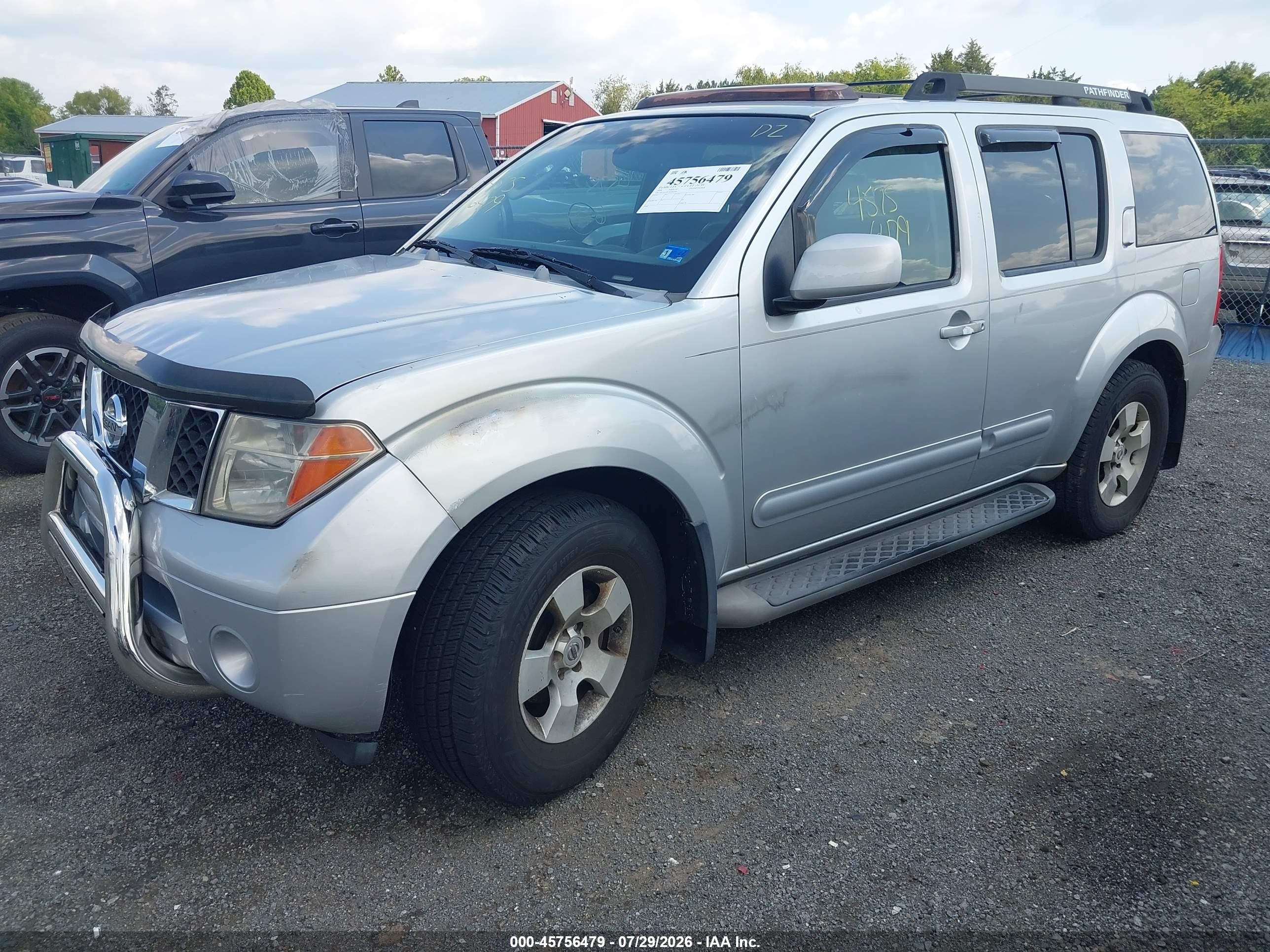 2006 Nissan Pathfinder VIN 5N1AR18W76C643330 IAAI salvage auction — Normal Wear, Clear (Virginia), sold $475 on 2026-09-08 (photo 2)