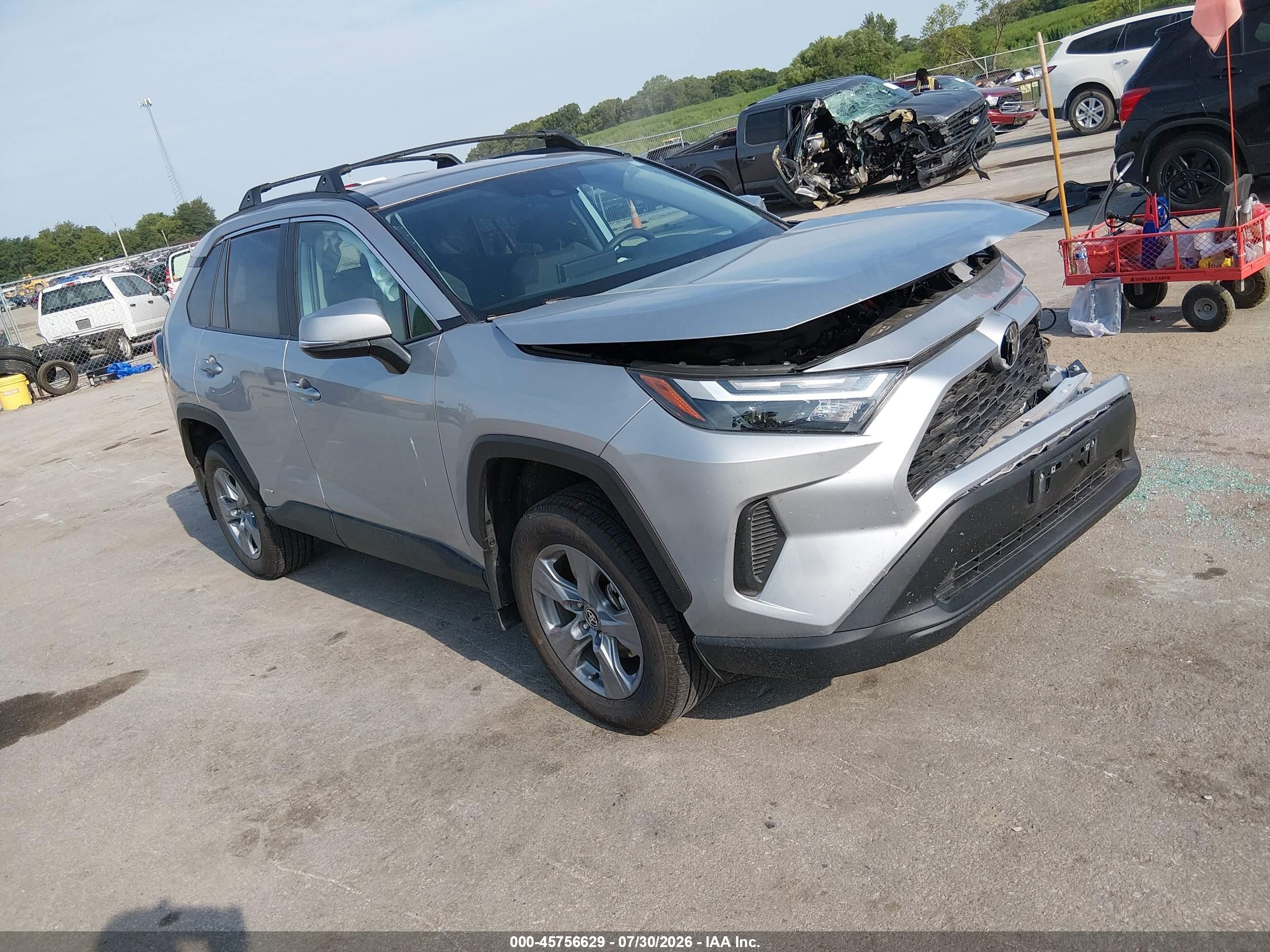 2025 Toyota RAV4 Hybrid VIN 4T3RWRFV2SU202267 — IAAI salvage auction photo