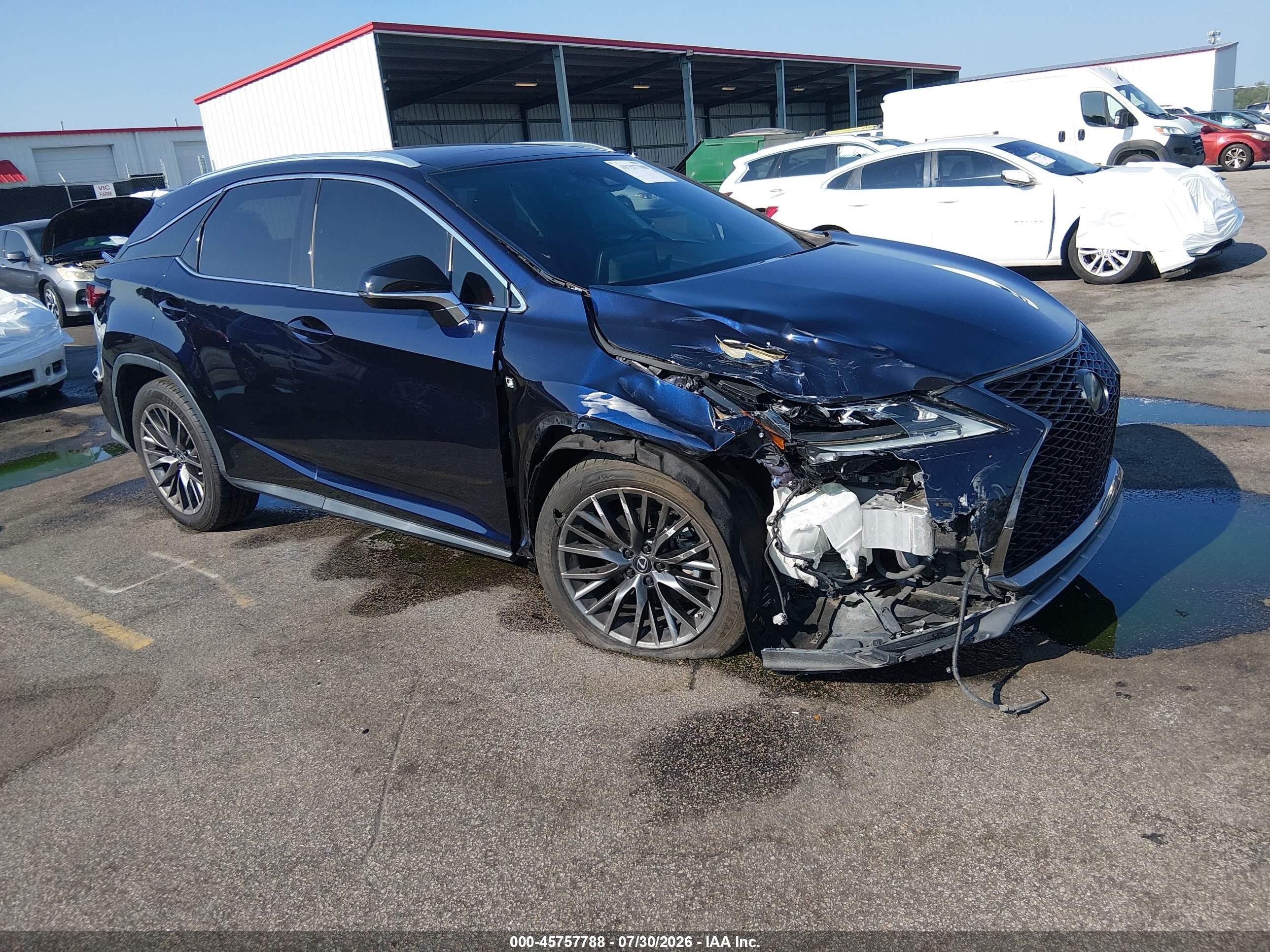 2020 Lexus RX 350 VIN 2T2YZMDA1LC222068 — IAAI salvage auction photo