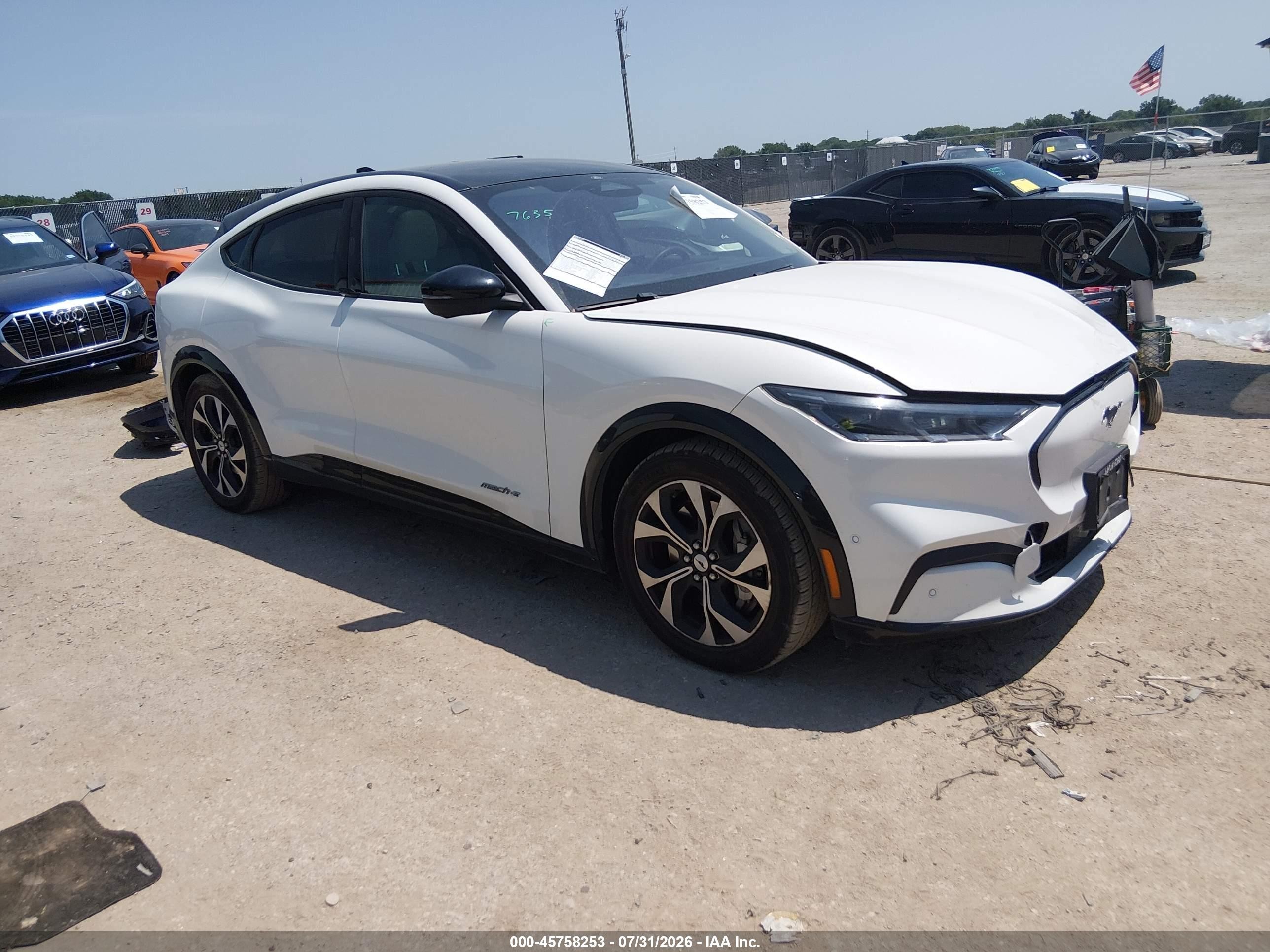 2021 Ford Mustang Mach-E VIN 3FMTK3RM2MMA25107 — IAAI salvage auction photo