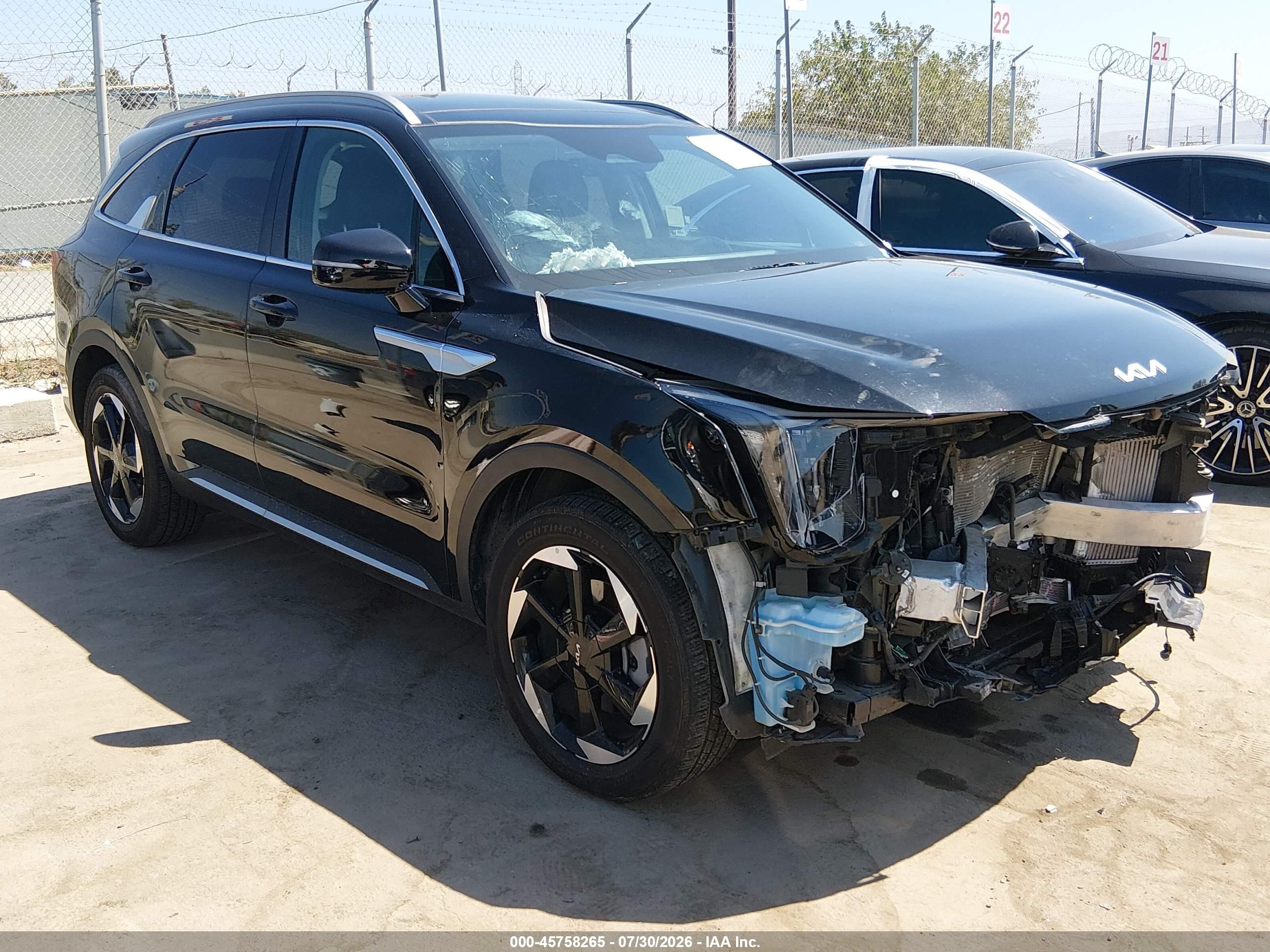 2025 Kia Sorento Hybrid VIN KNDRHDJG6S5343016 — IAAI salvage auction photo