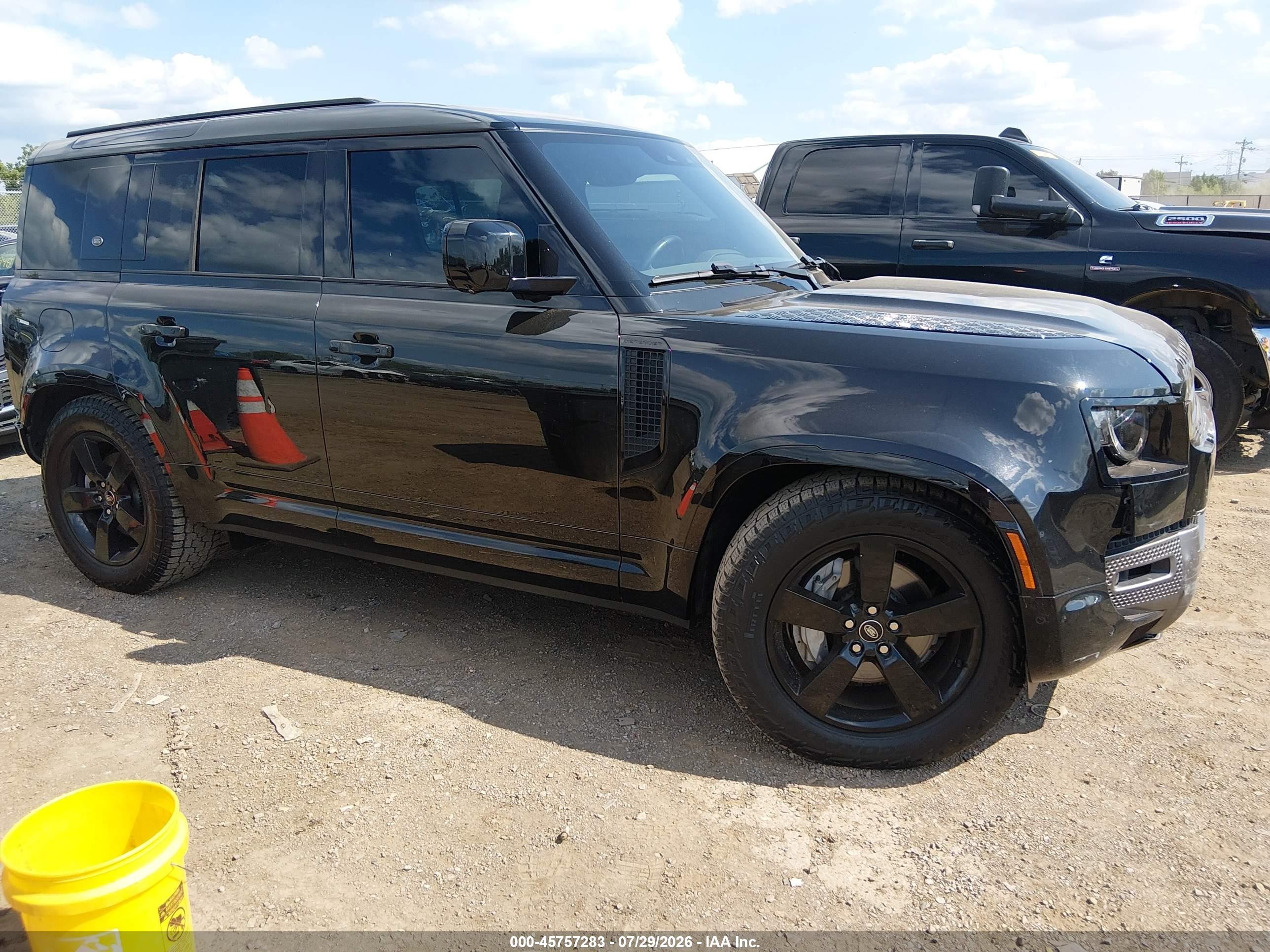 2022 Land Rover Defender VIN SALE37RU1N2066847 — IAAI salvage auction photo