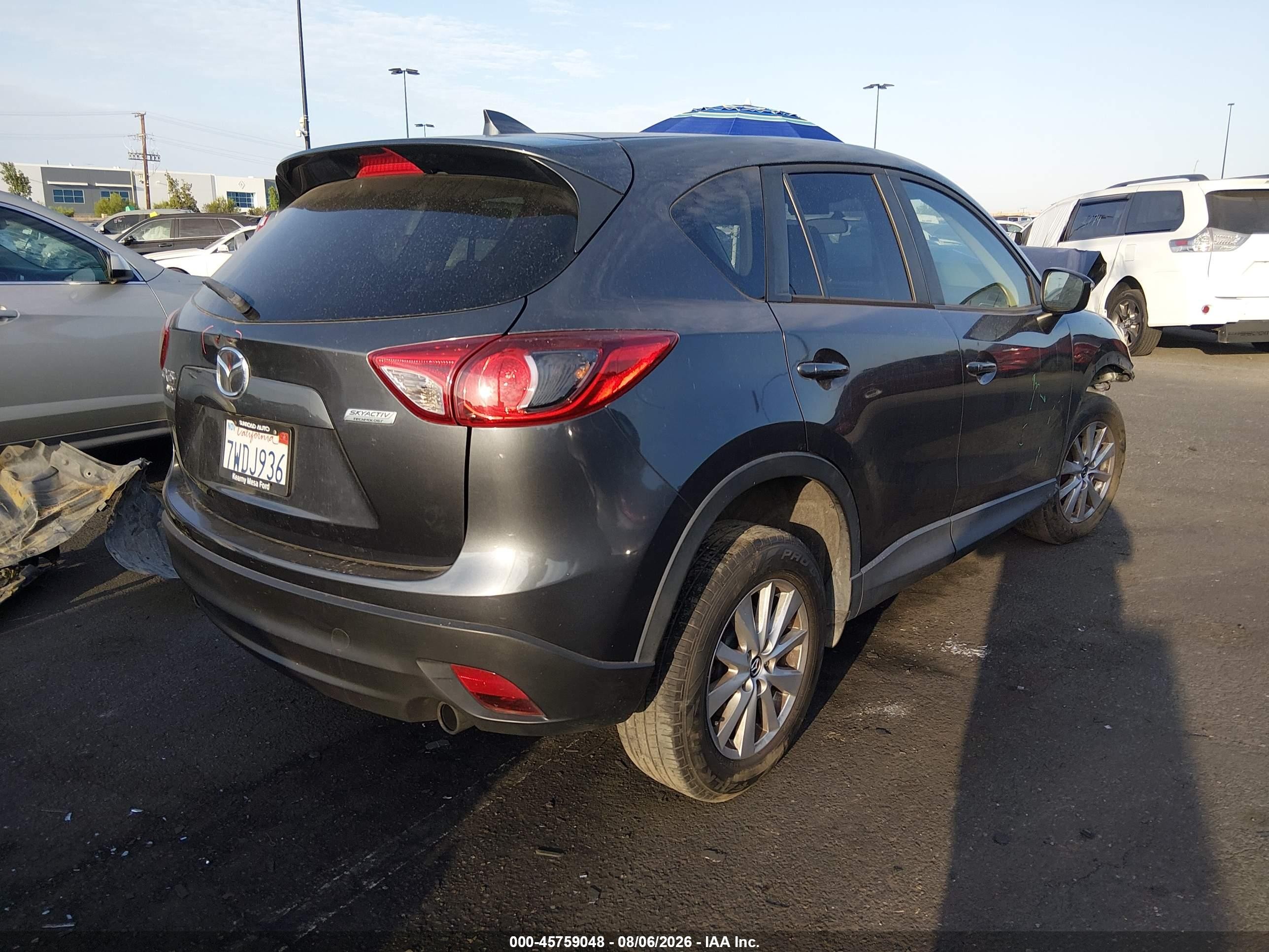 2016 Mazda Cx-5 VIN JM3KE4CY5G0866474 IAAI salvage auction — Front End, Salvage Certificate (California), sold $975 on 2026-09-24 (photo 4)