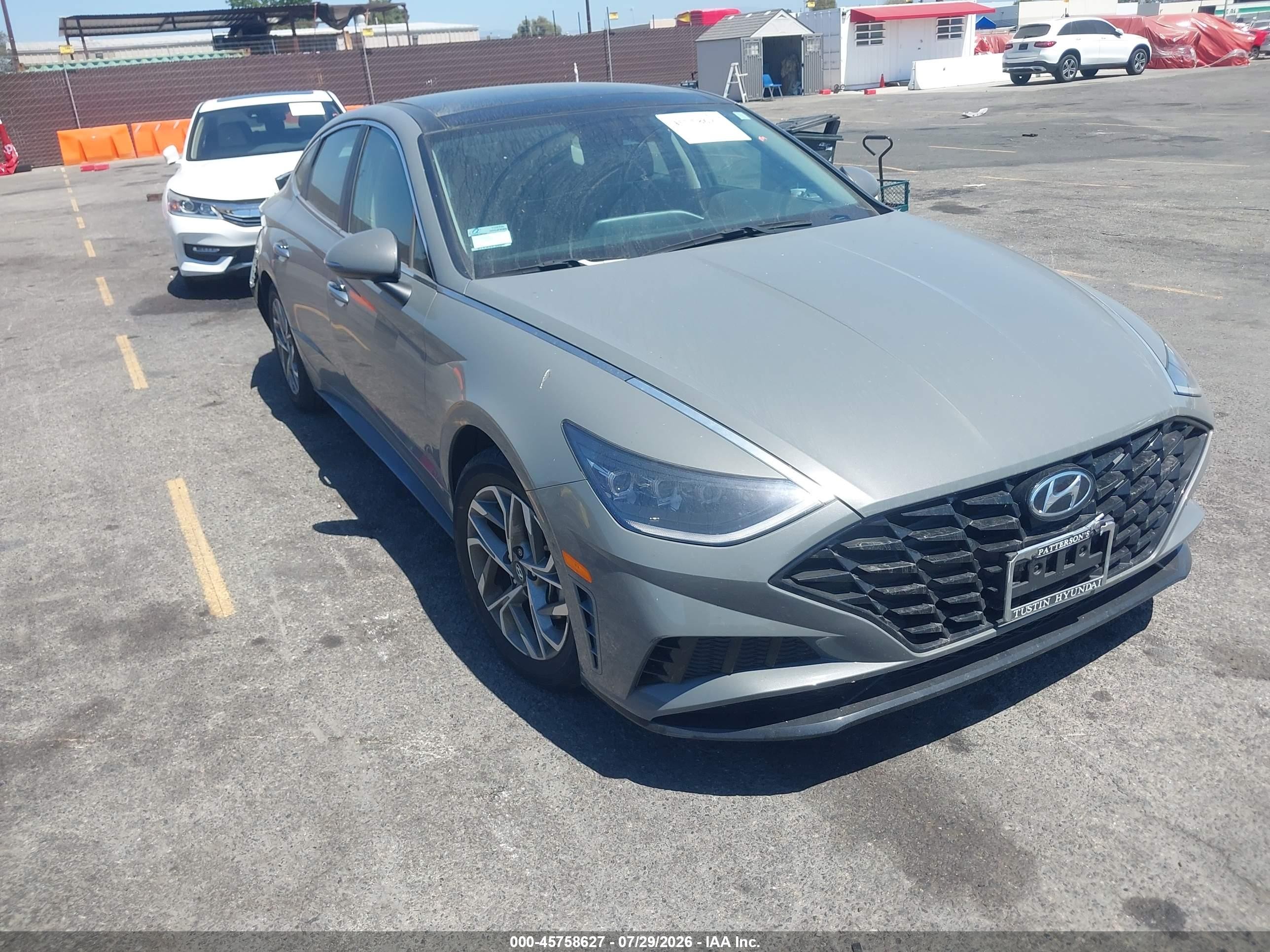2023 Hyundai Sonata VIN KMHL14JA5PA303056 IAAI salvage auction — Rear End, Salvage (California), sold $6,550 on 2026-09-10 (photo 1)