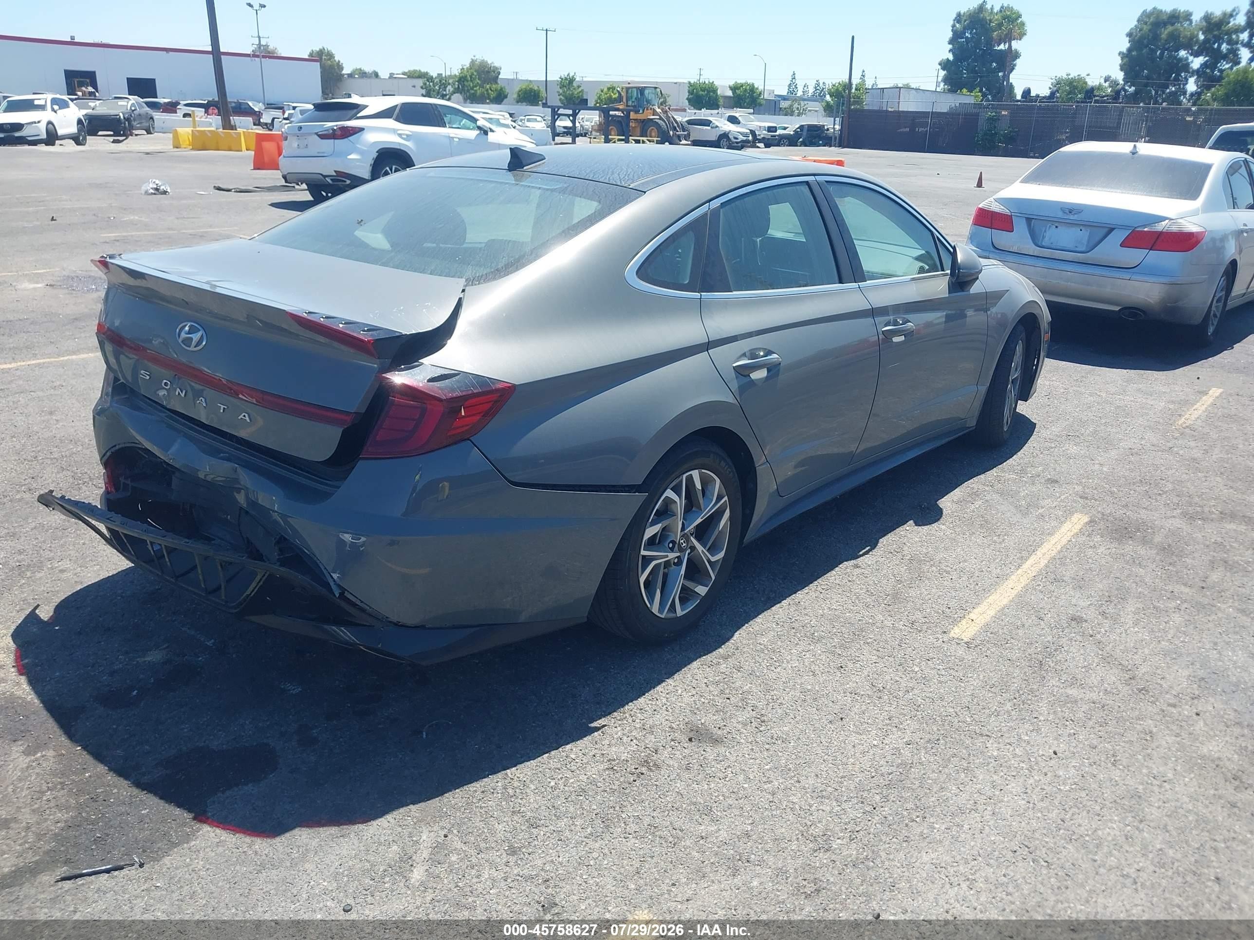2023 Hyundai Sonata VIN KMHL14JA5PA303056 IAAI salvage auction — Rear End, Salvage (California), sold $6,550 on 2026-09-10 (photo 4)