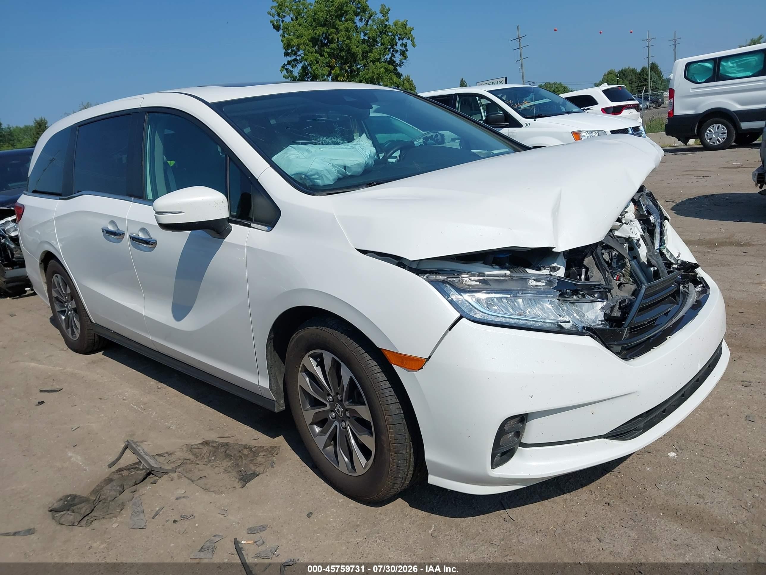 2023 Honda Odyssey VIN 5FNRL6H64PB062099 — IAAI salvage auction photo