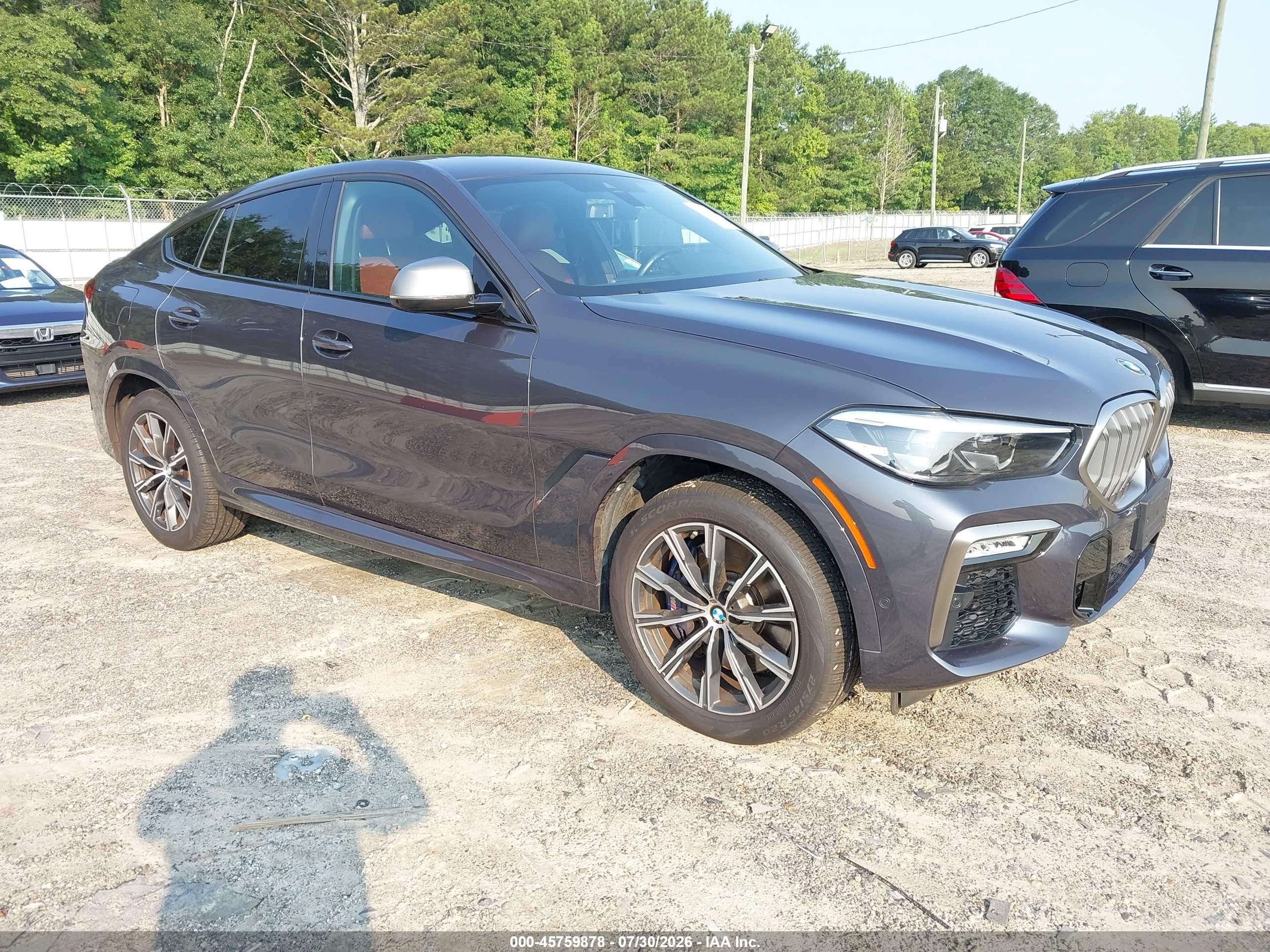 2020 BMW X6 VIN 5UXCY8C03L9B64800 — IAAI salvage auction photo