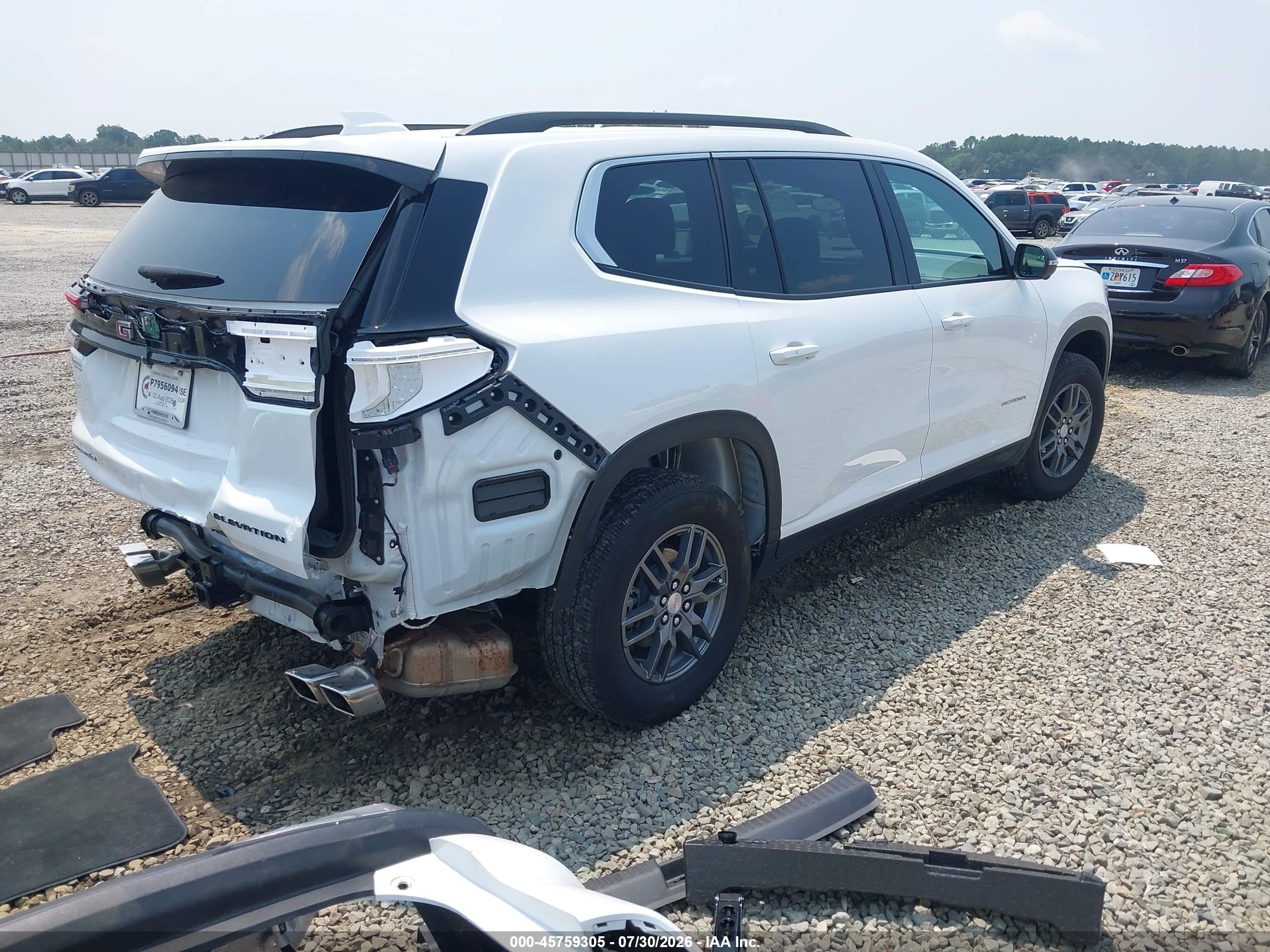 2025 Gmc Acadia VIN 1GKENKRS6SJ278426 IAAI salvage auction — Rear End, Salvage (Georgia), sold $15,500 on 2026-10-05 (photo 4)