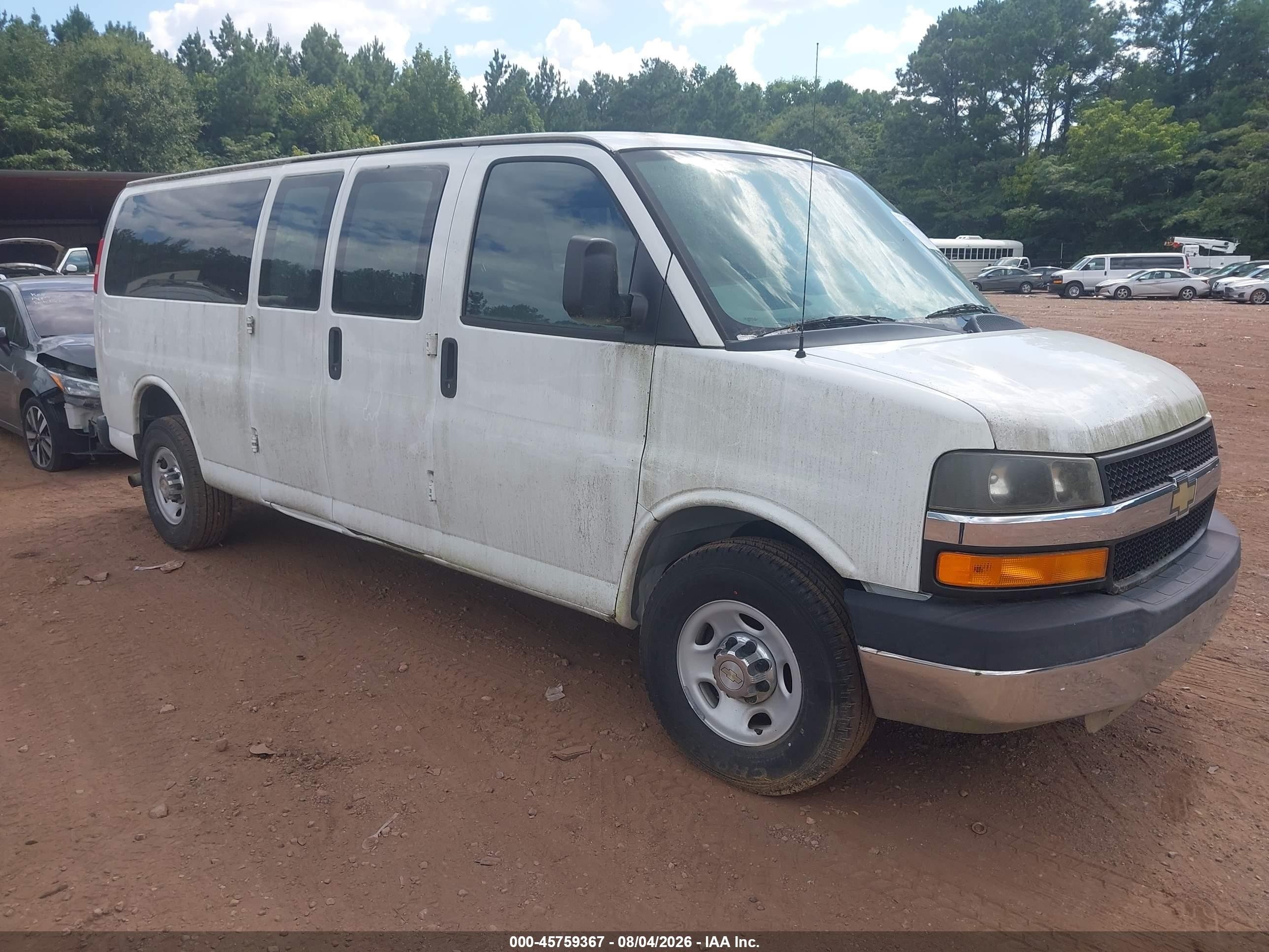 2014 Chevrolet Express 3500 VIN 1GAZG1FG0E1164453 — IAAI salvage auction photo