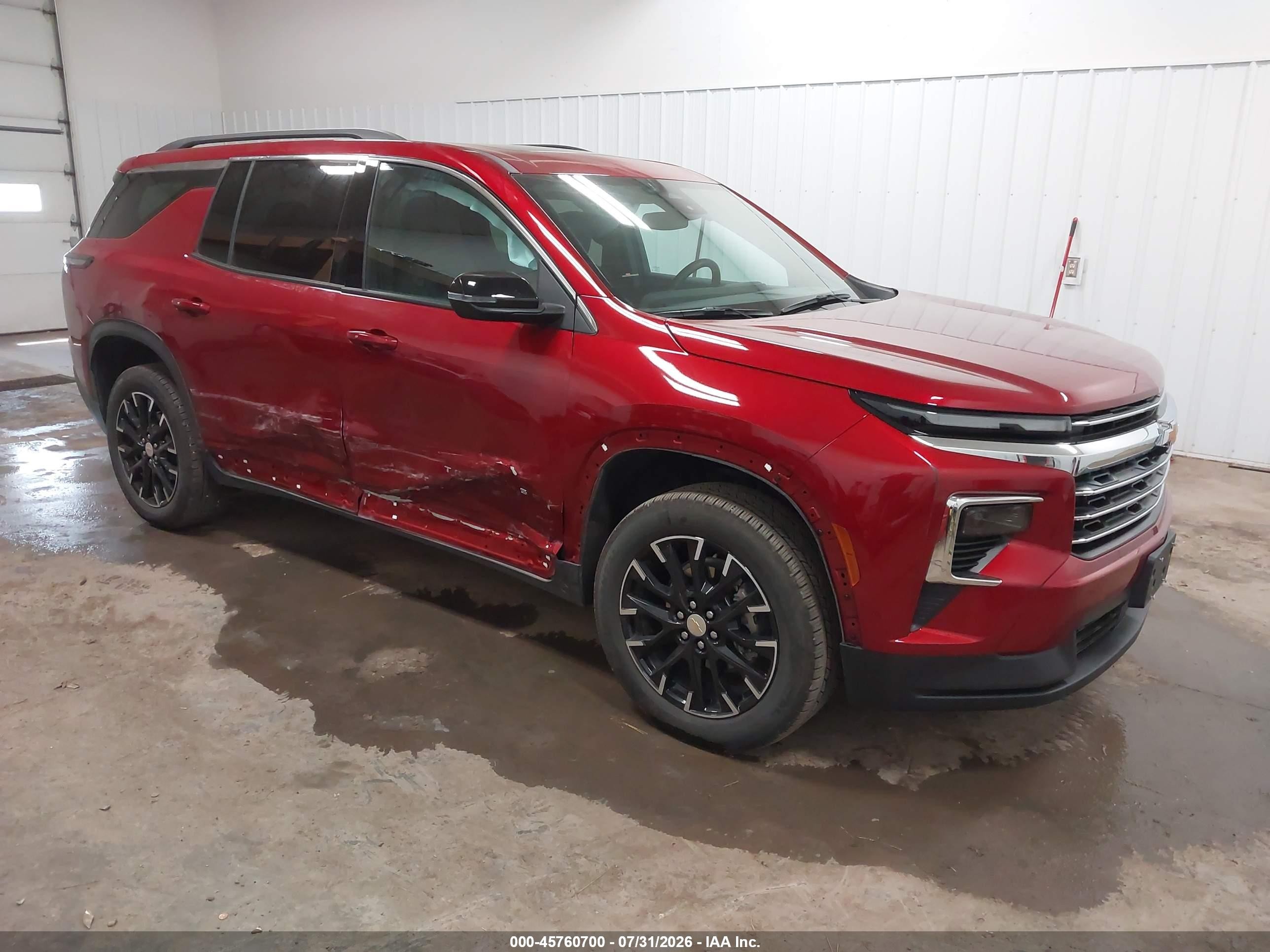 2025 Chevrolet Traverse VIN 1GNEVGRS8SJ263040 — IAAI salvage auction photo